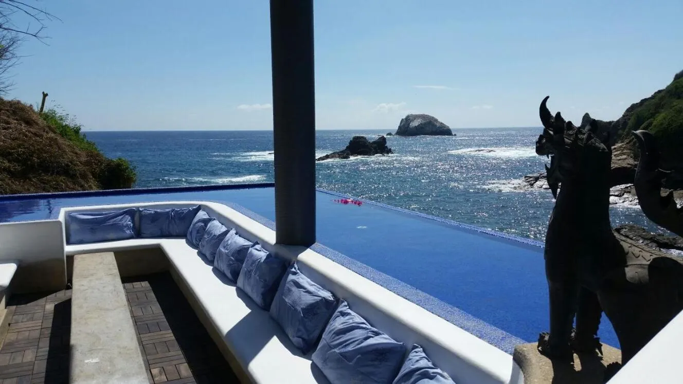 Patio in Villa Aikia (Adults Suites A/C)