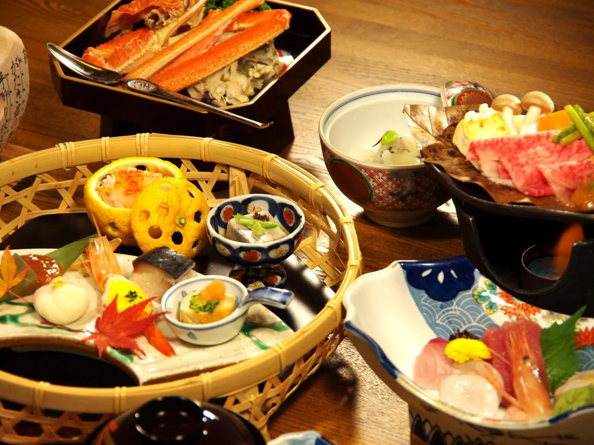 Dinner in Gero Onsen Yukyunohana