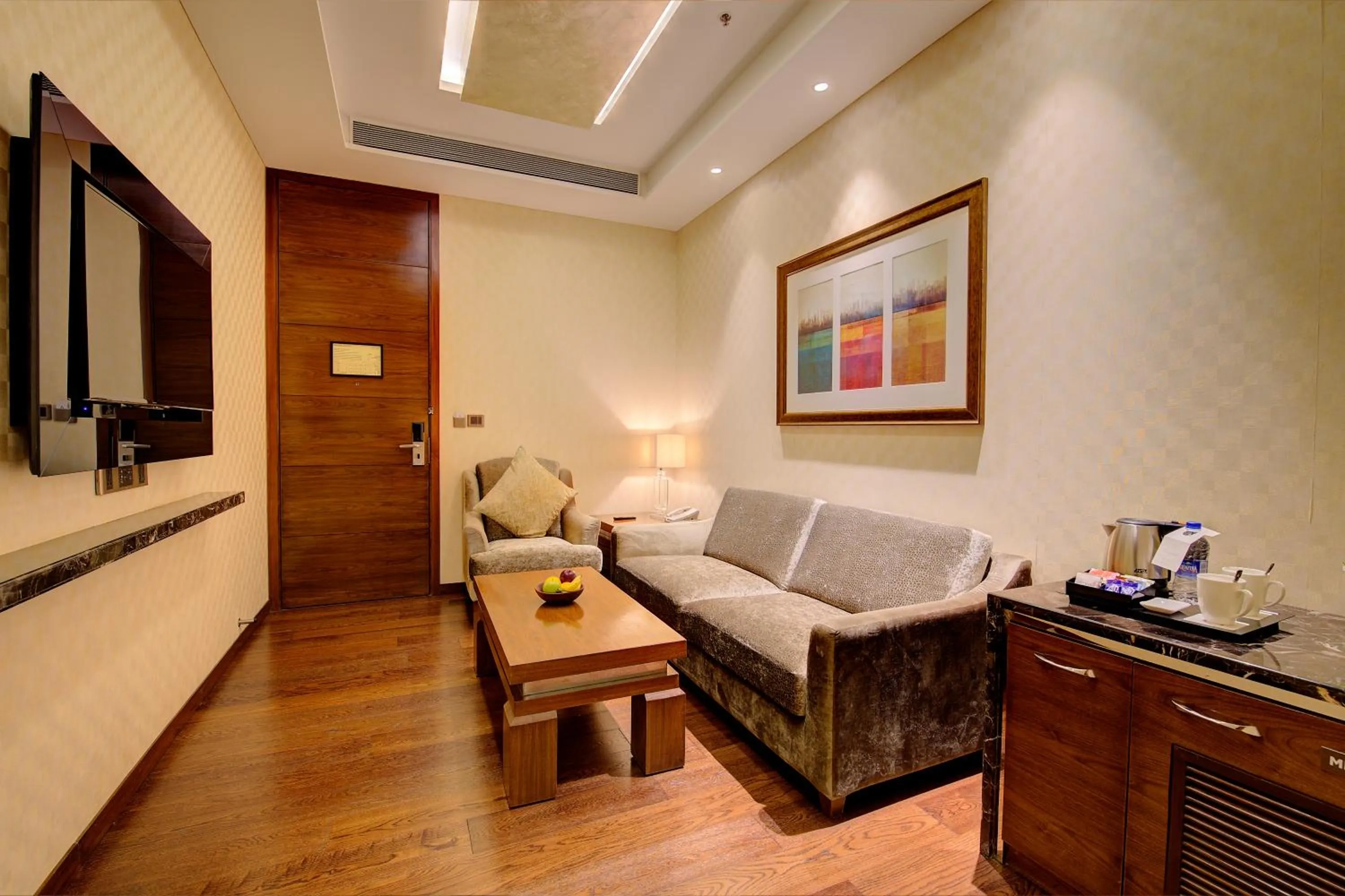 Living room in Niranta Transit Hotel Terminal 2 Arrivals/Landside