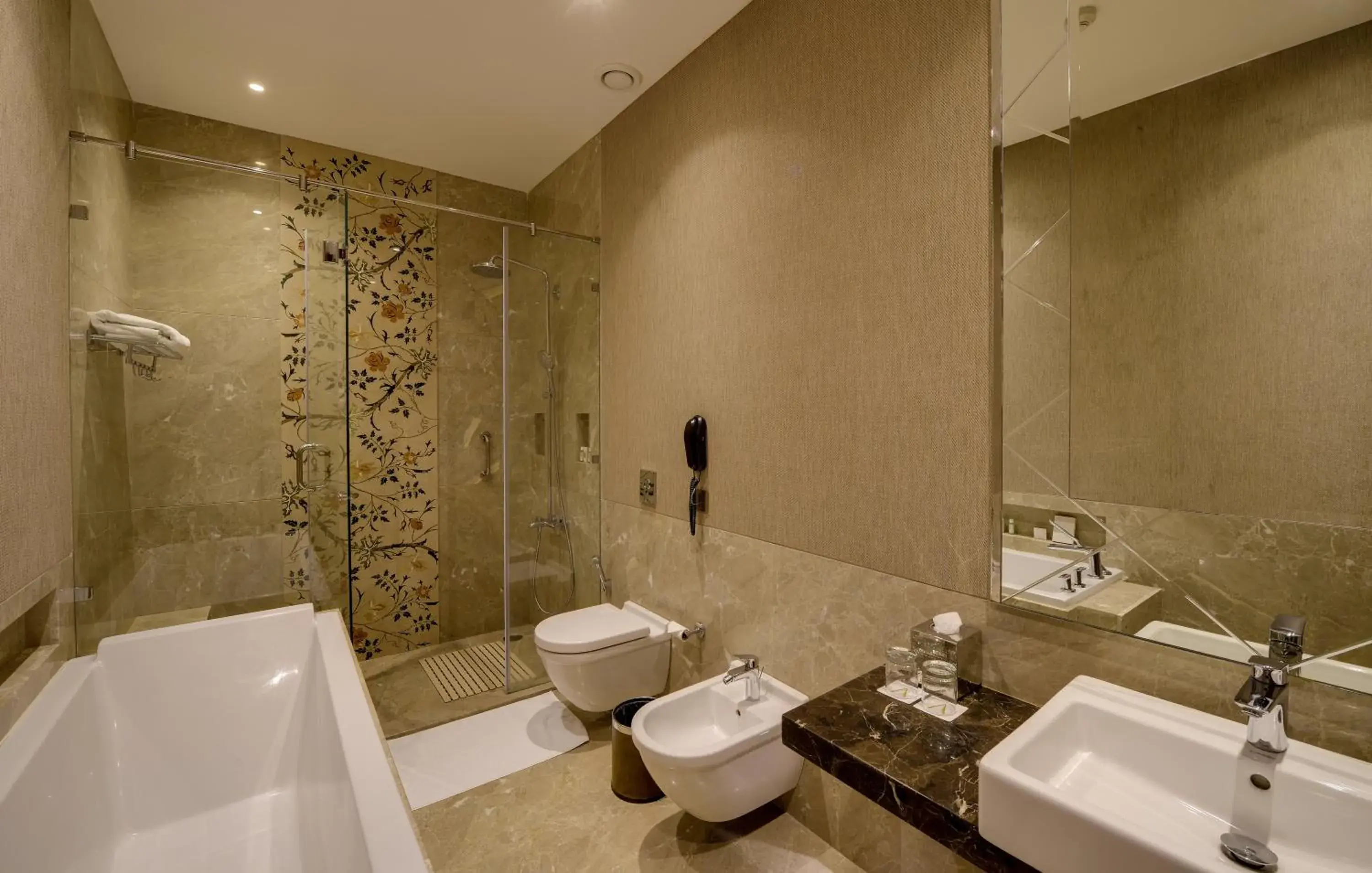 Bathroom in Niranta Transit Hotel Terminal 2 Arrivals/Landside Bathroom in Niranta Transit Hotel Terminal 2 Arrivals/Landside