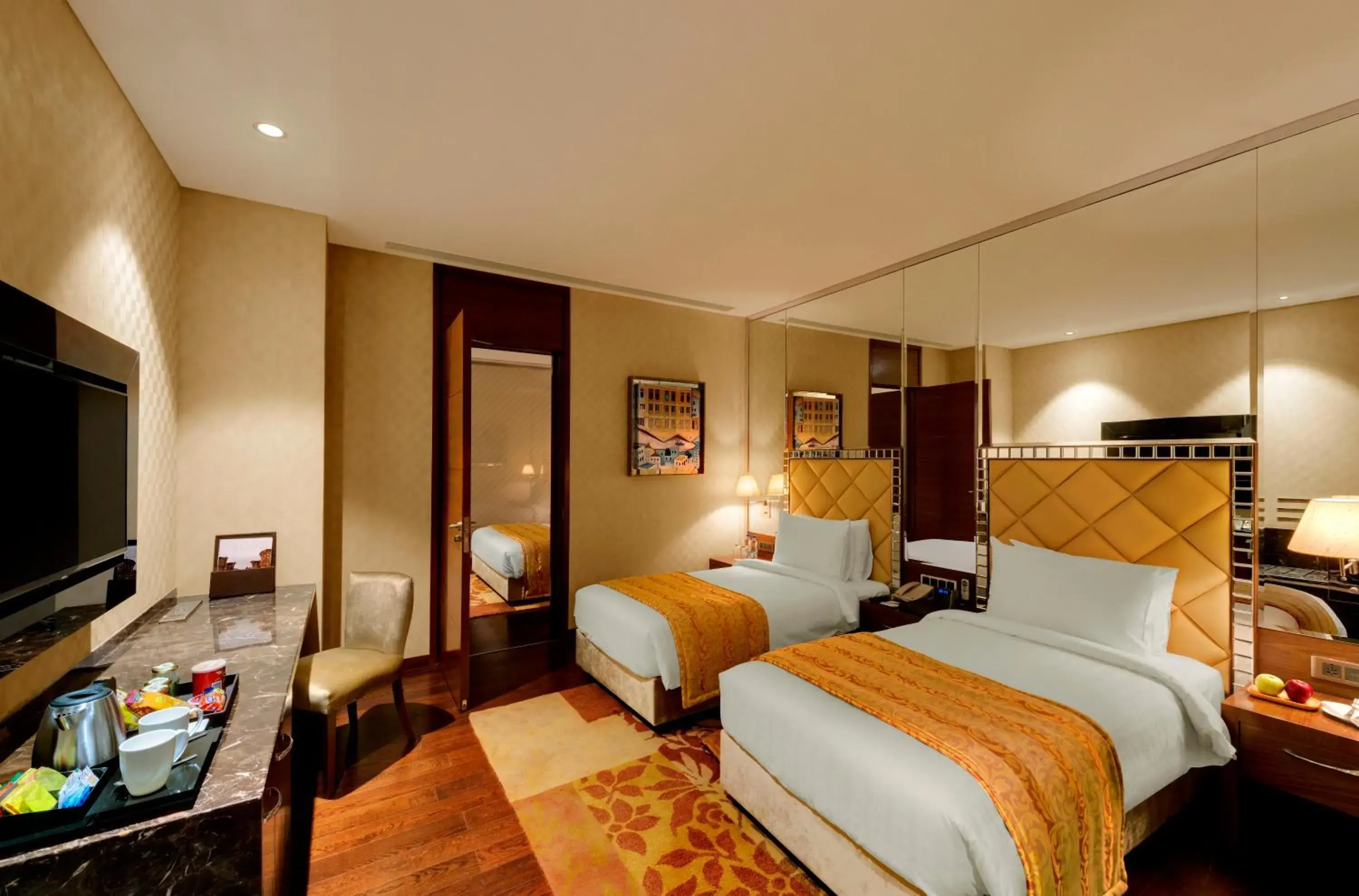 Comfort Twin Room - single occupancy in Niranta Transit Hotel Terminal 2 Arrivals/Landside Comfort Twin Room - single occupancy in Niranta Transit Hotel Terminal 2 Arrivals/Landside