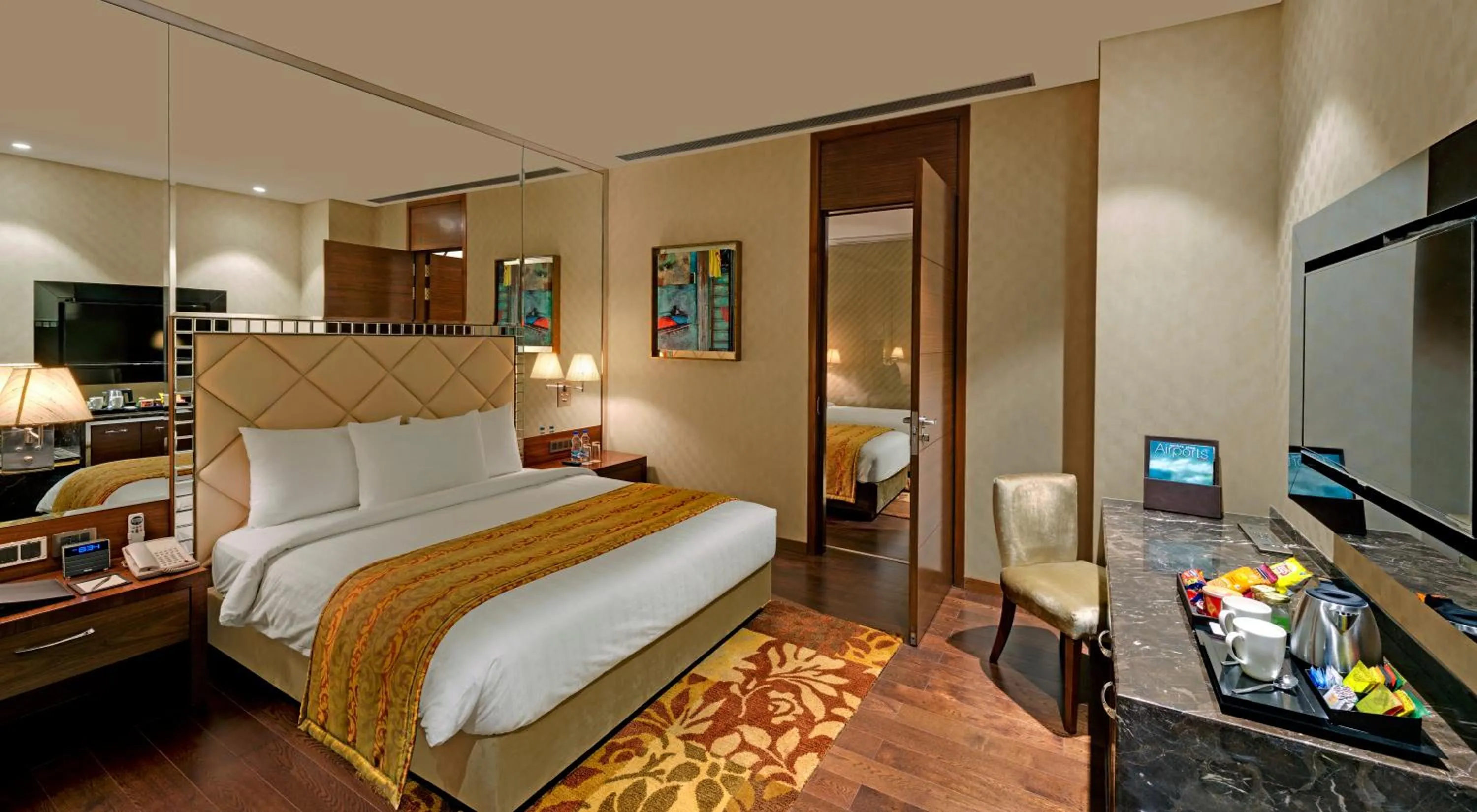 Bedroom, Bed in Niranta Transit Hotel Terminal 2 Arrivals/Landside