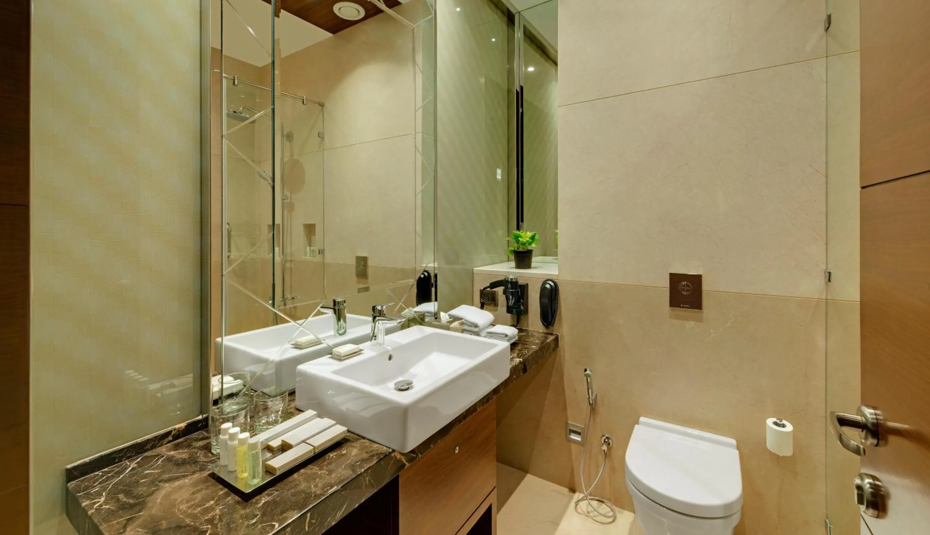 Bathroom in Niranta Transit Hotel Terminal 2 Arrivals/Landside