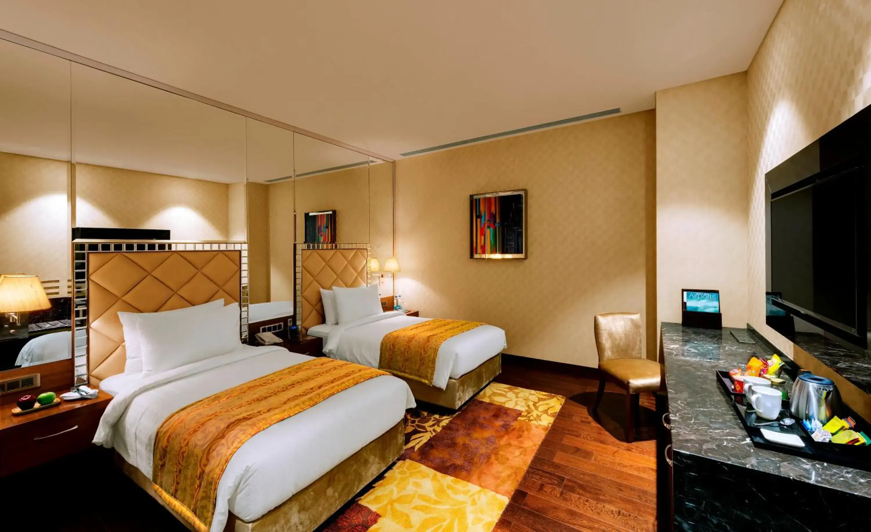 Premium Twin Room - single occupancy in Niranta Transit Hotel Terminal 2 Arrivals/Landside Premium Twin Room - single occupancy in Niranta Transit Hotel Terminal 2 Arrivals/Landside