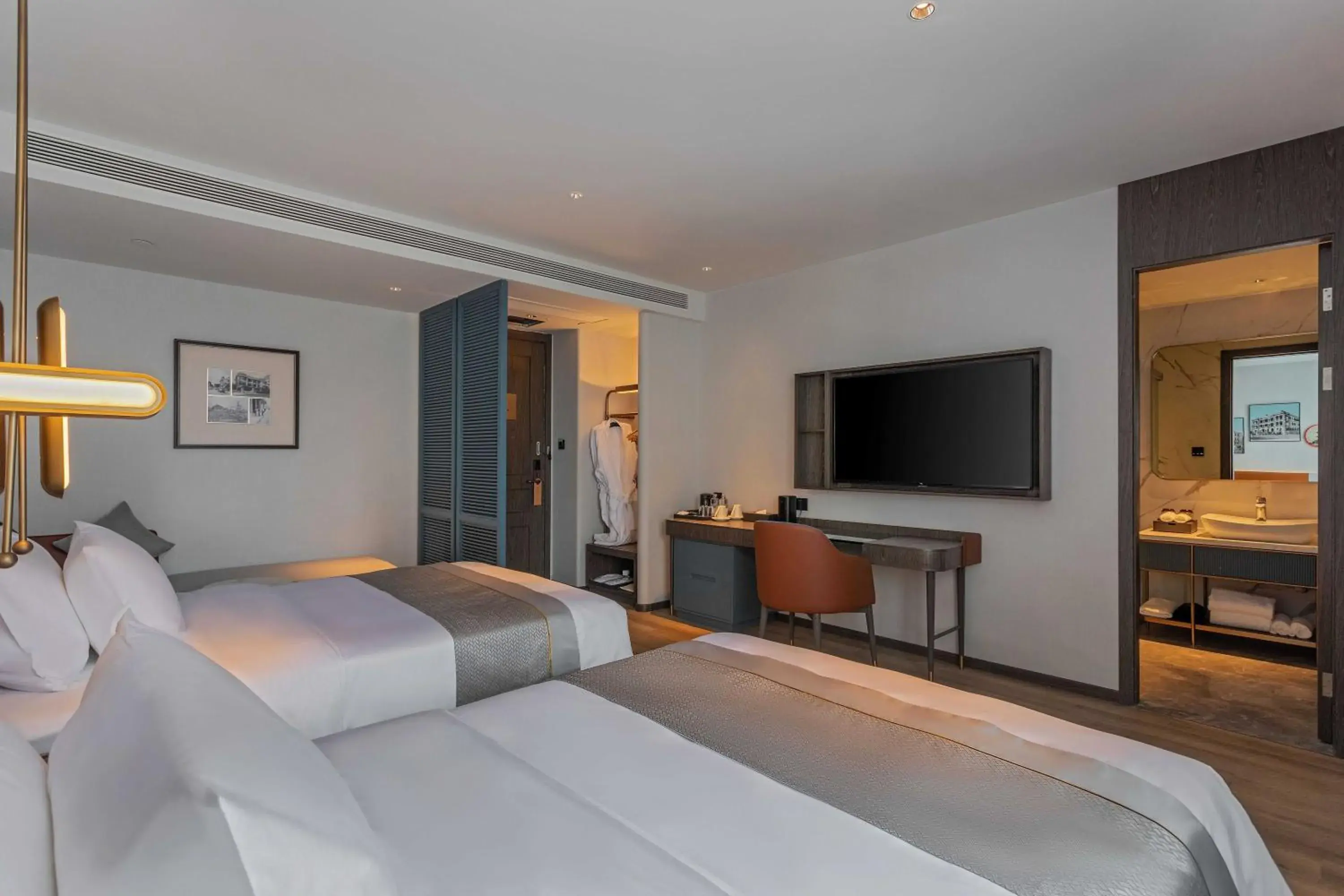 Superior Twin Room in Grand Madison Wuhan Hankou on the Bund Superior Twin Room in Grand Madison Wuhan Hankou on the Bund