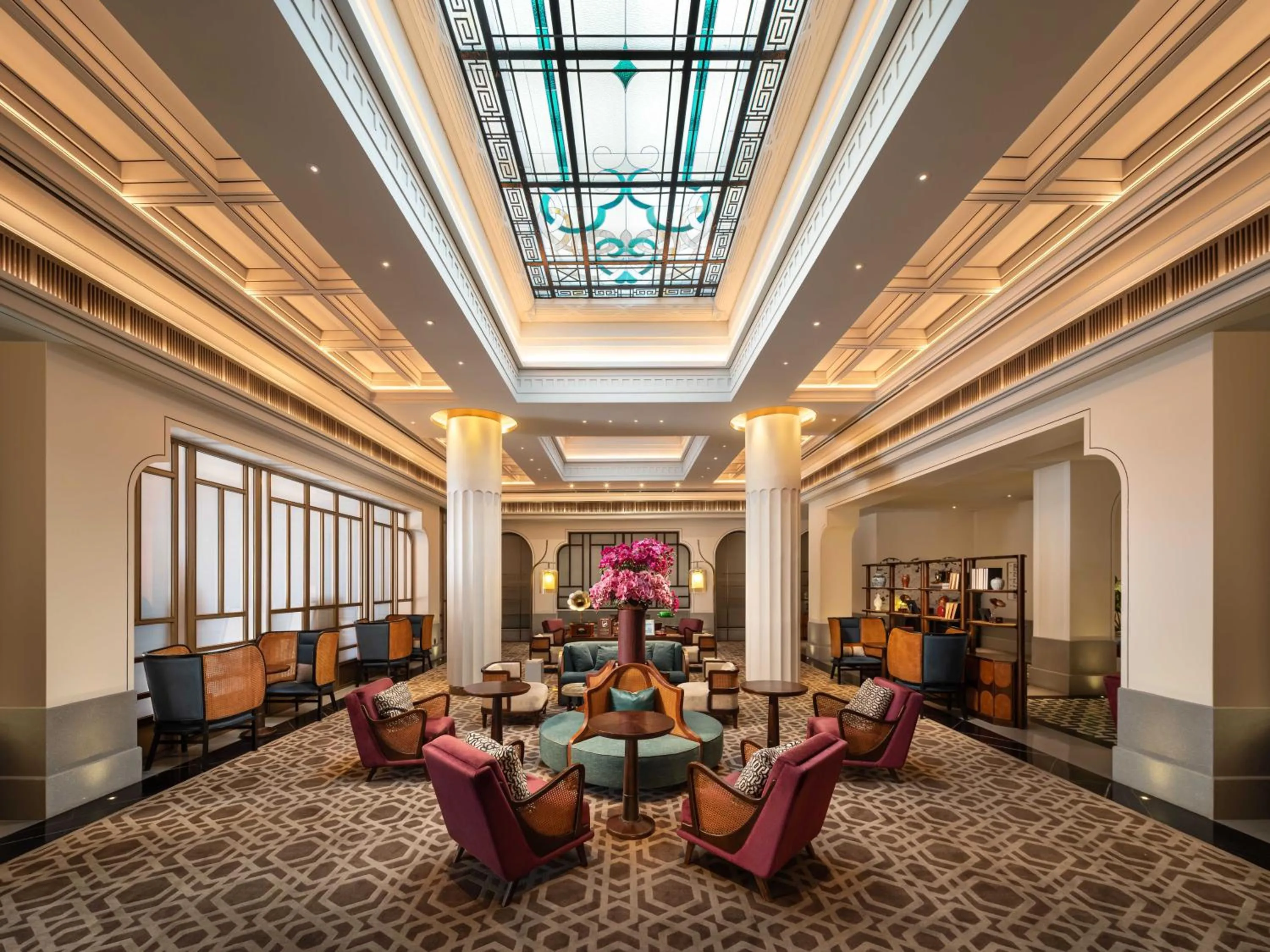 Lobby or reception in Grand Madison Wuhan Hankou on the Bund