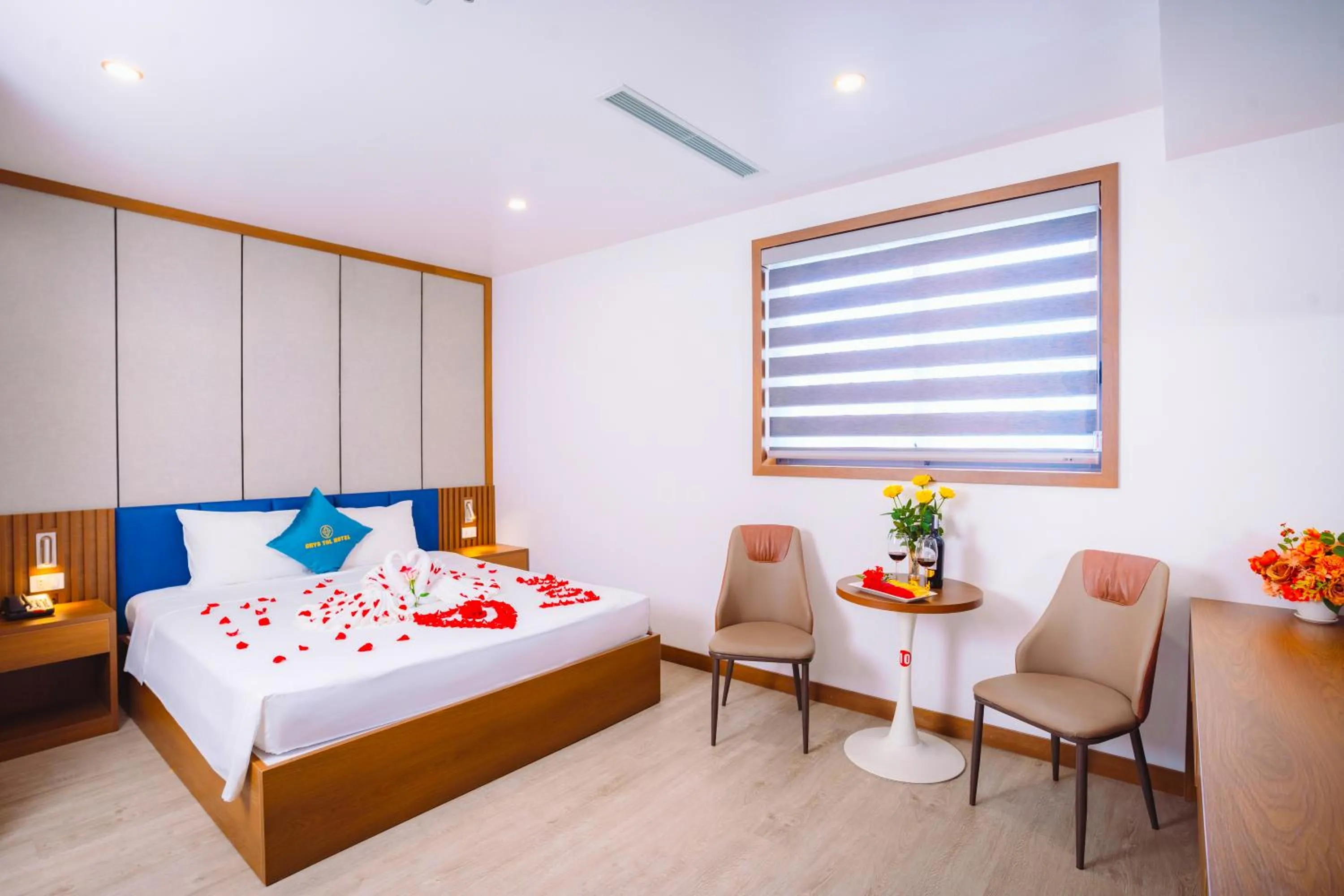 Bed in Skyview Hotel Halong