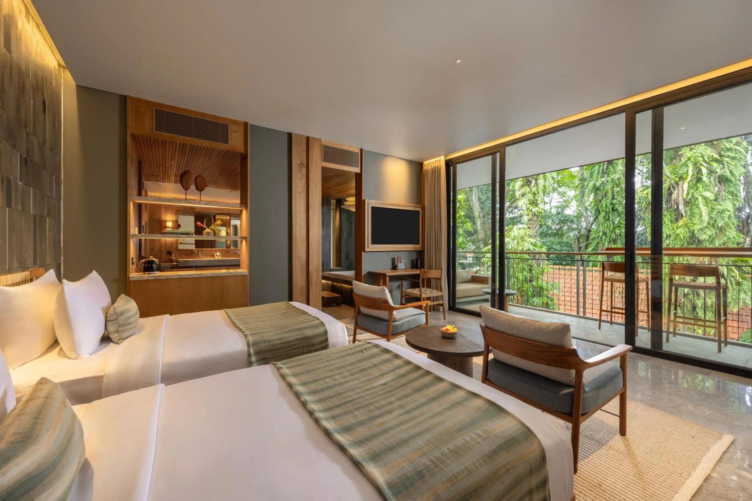 Bed in Alaya Suites Ubud
