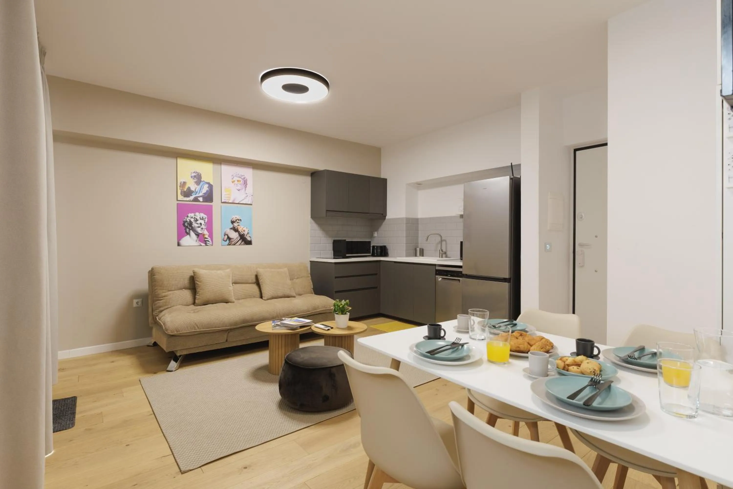 Seating area in Incanto Boutique Suites - Koukaki