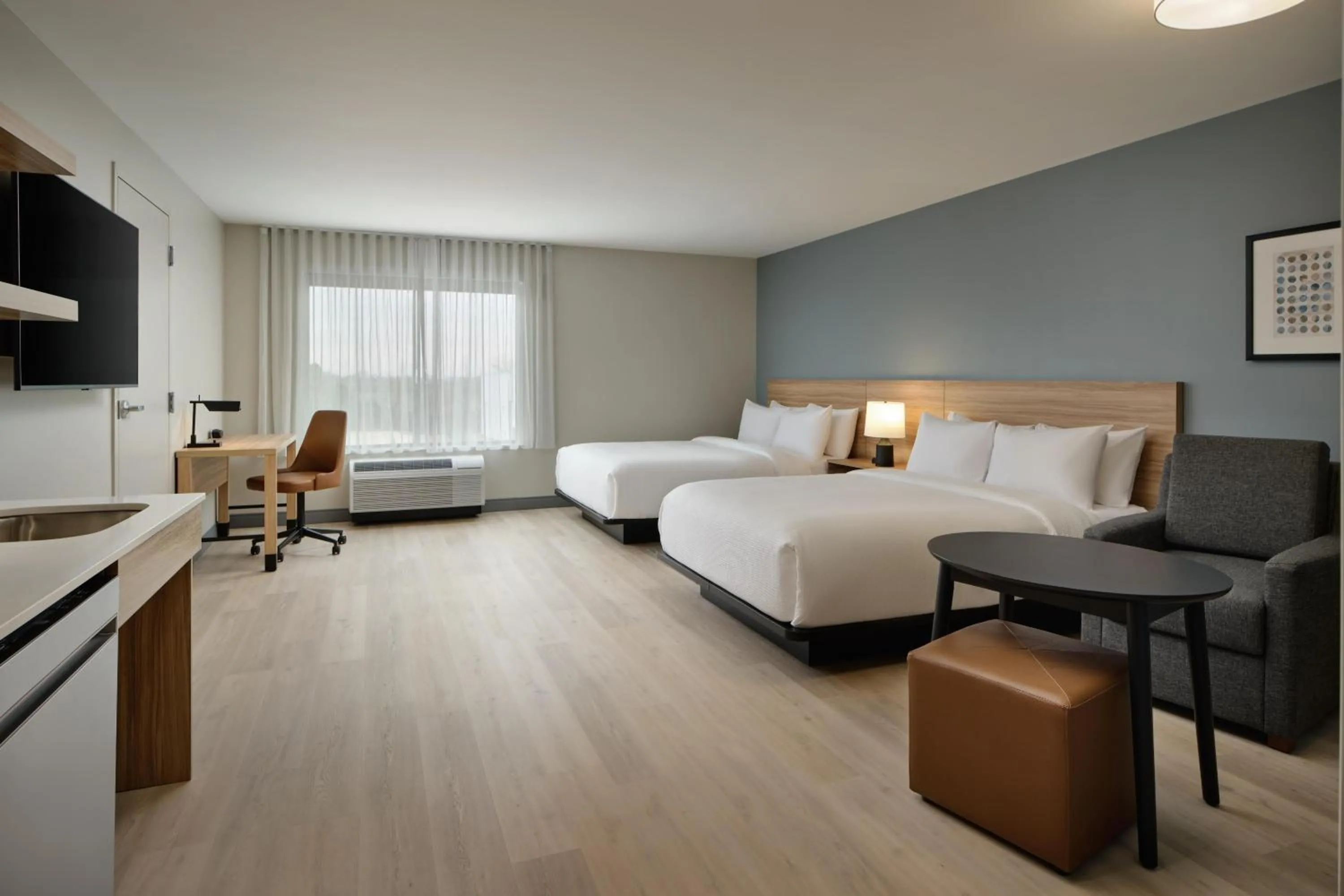 Bedroom, Bed in Hyatt Studios Huntsville