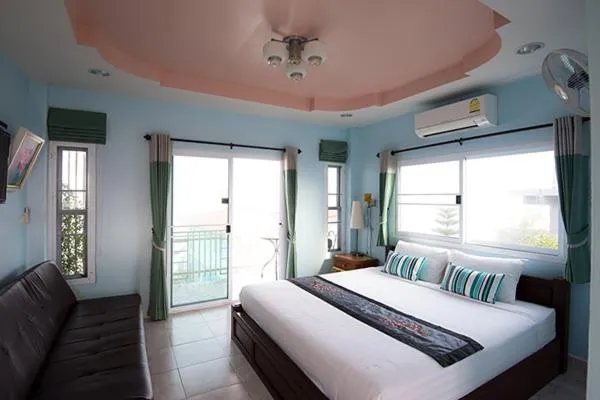 Bed in Hotel Viewpoint Khao Koh