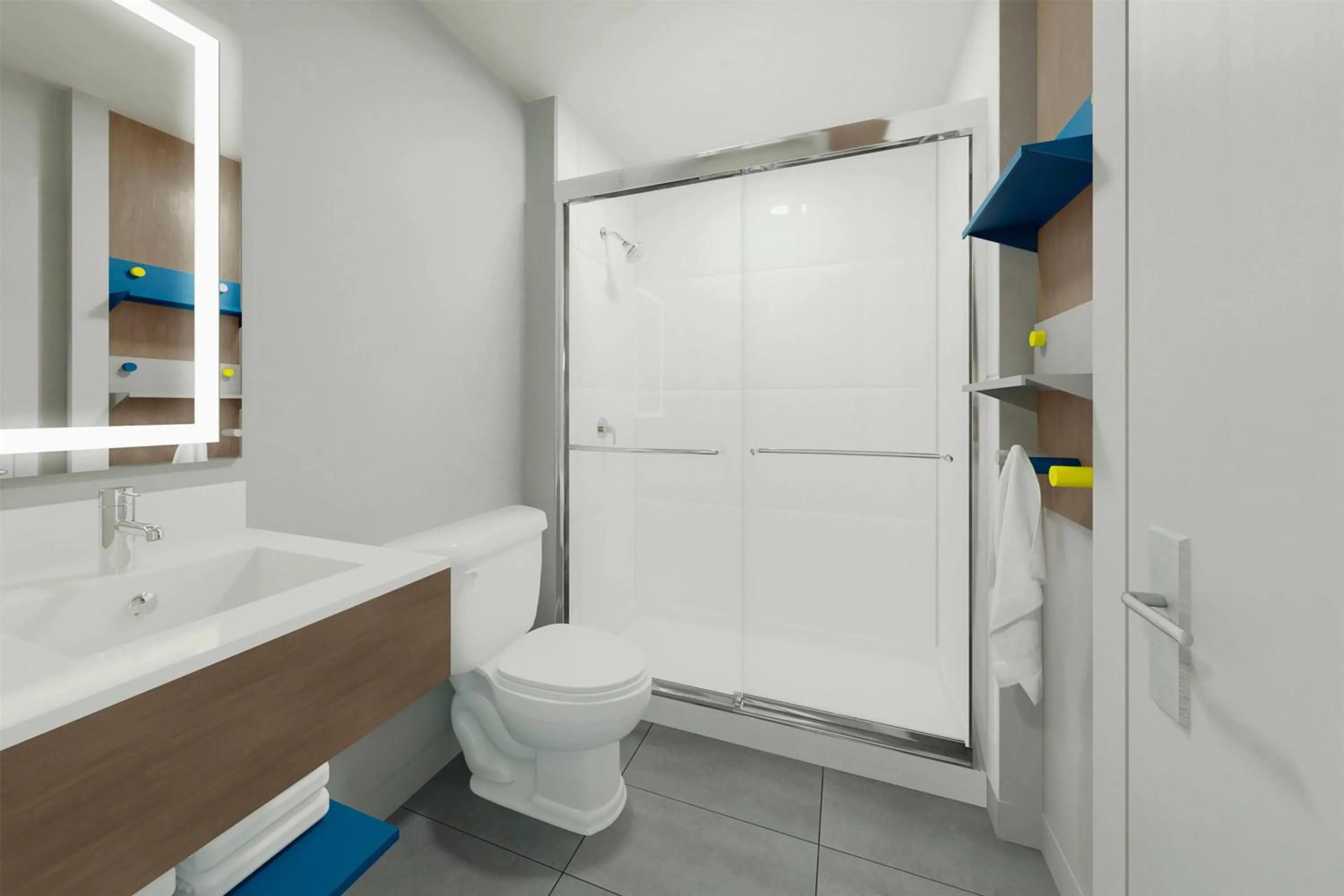 Bathroom in Microtel Inn & Suites by Wyndham Tooele