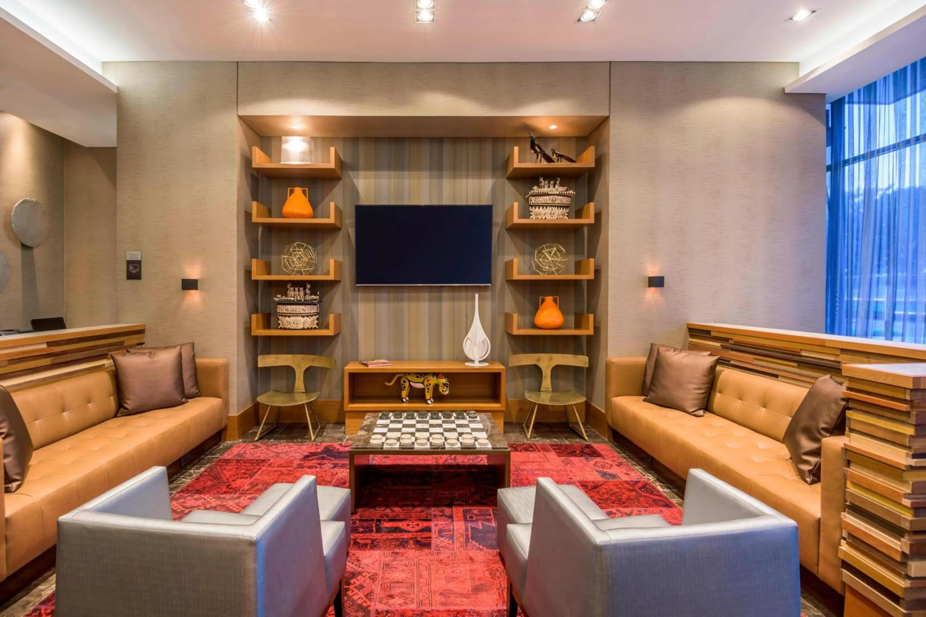 Lobby or reception in Courtyard by Marriott Bogota Airport