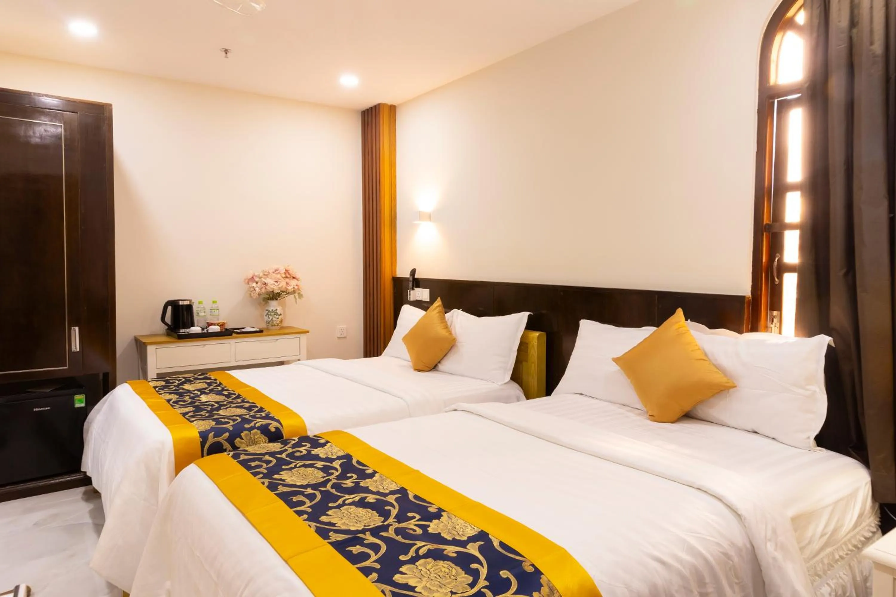 Bed in Atana Saigon Boutique Hotel II