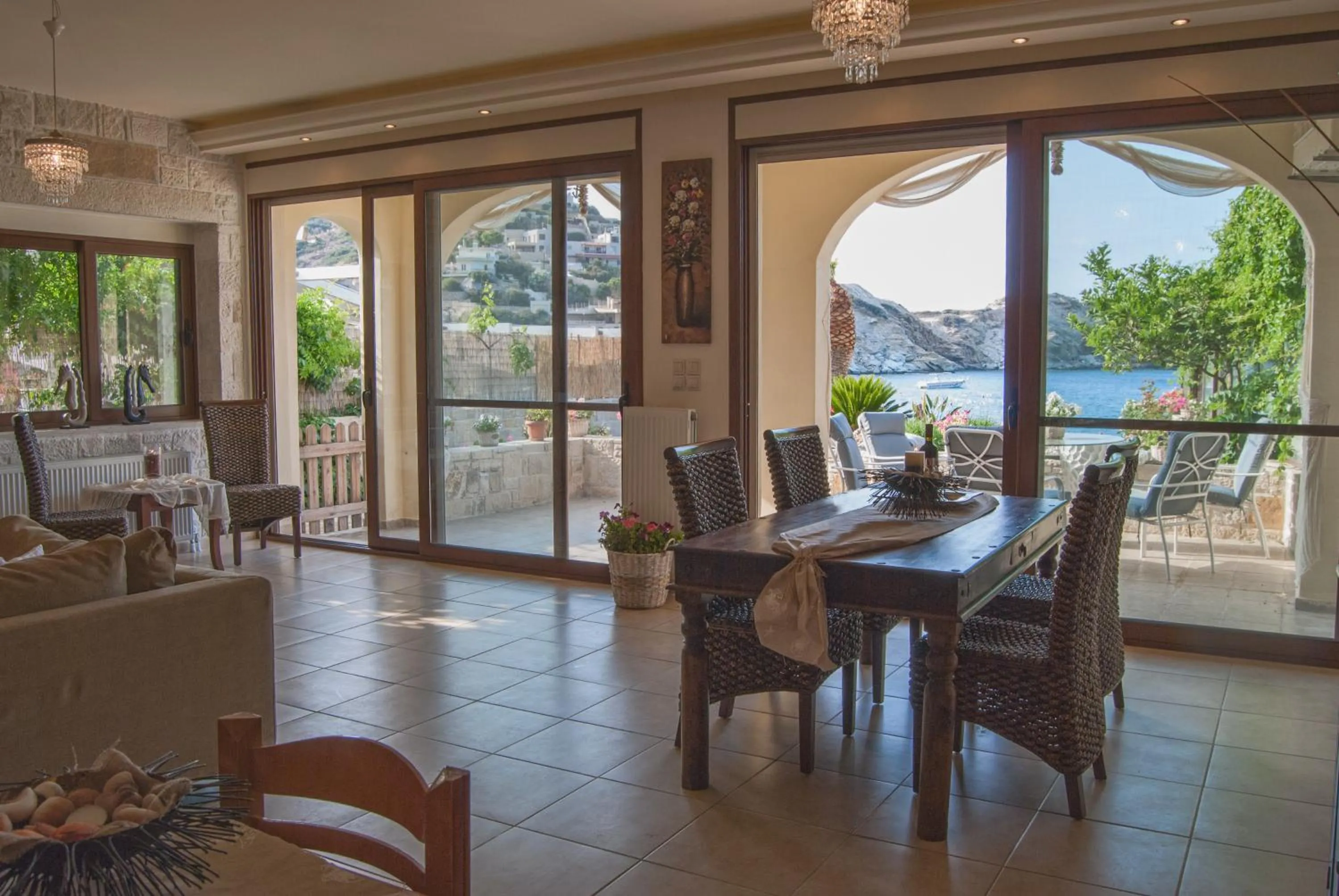 Dining area in Apartment Villa Omega