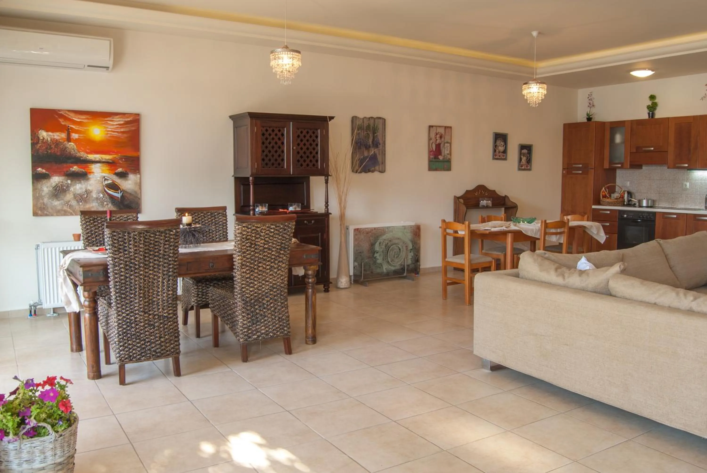 Dining area in Apartment Villa Omega