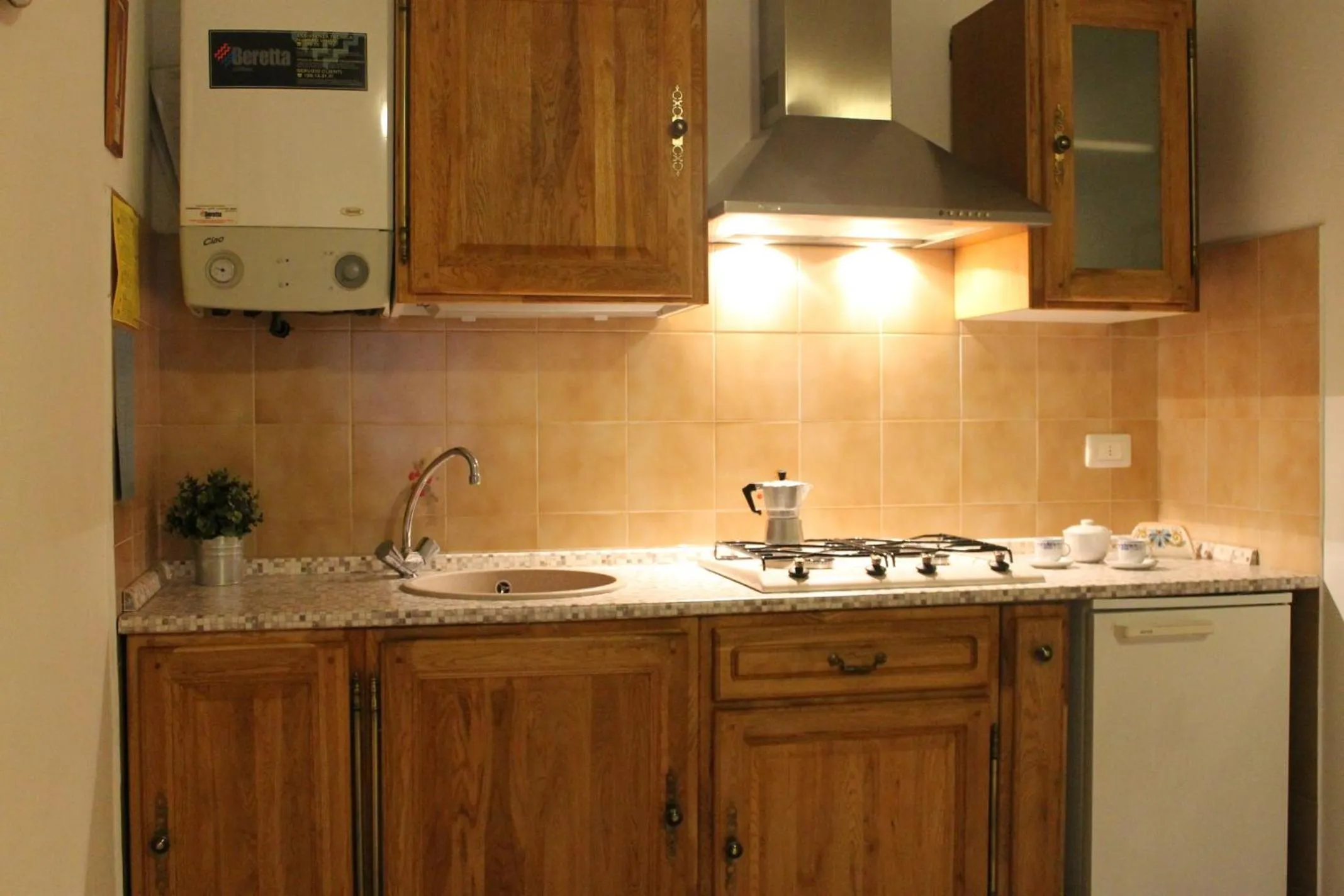 Kitchen or kitchenette in Le Camere Di Aladino