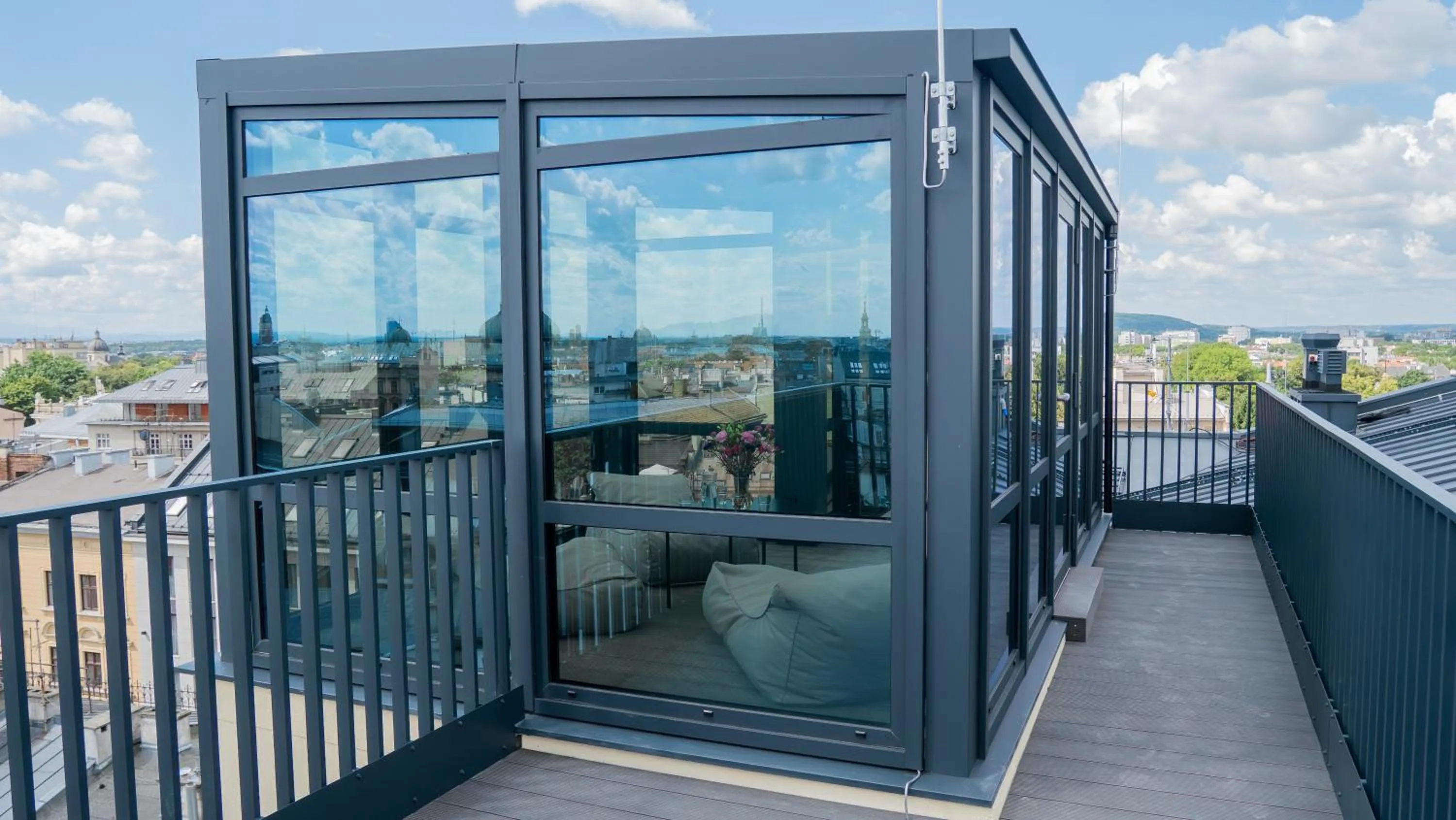 Balcony/Terrace in Długa 17 Residence
