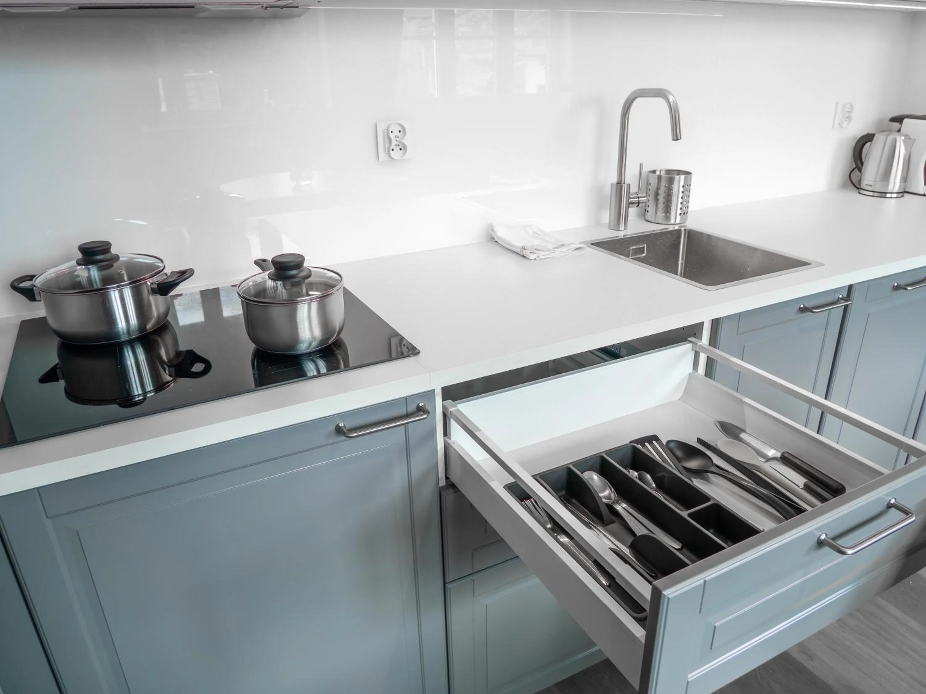 Kitchen or kitchenette in Długa 17 Residence