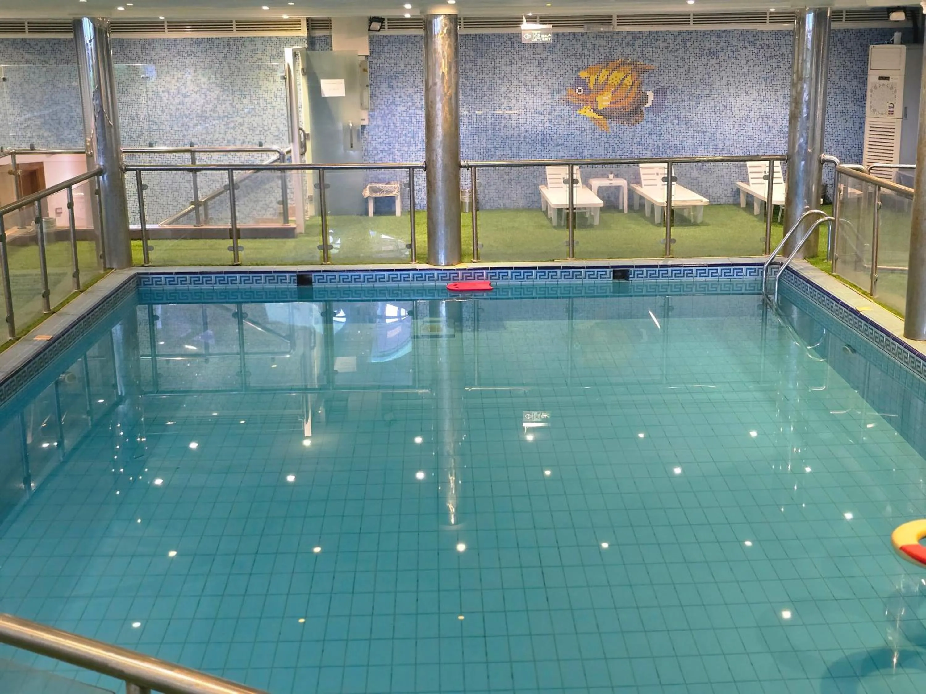 Pool view in Taj Celine Hotel