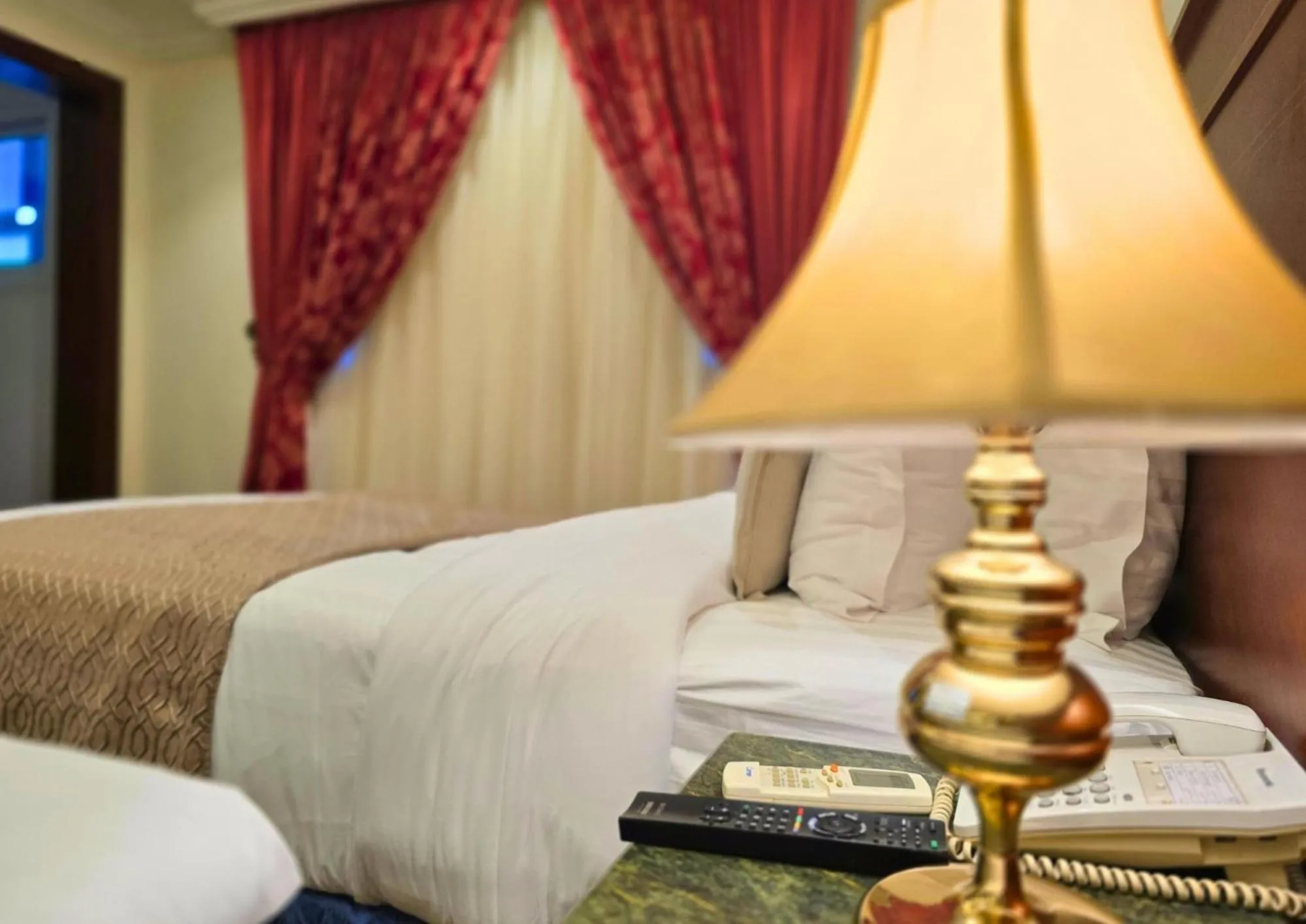 Bed in Taj Celine Hotel