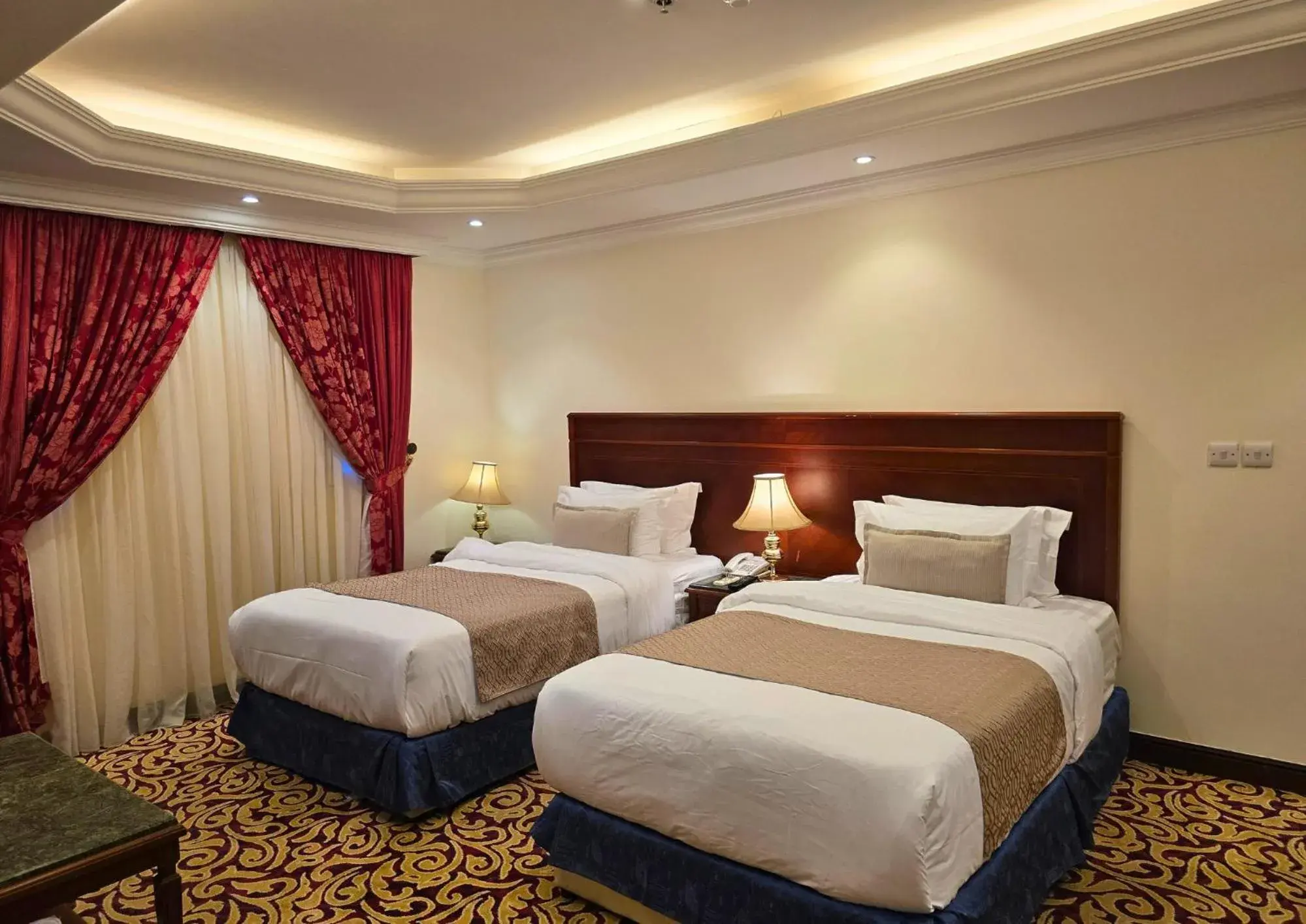 Bed in Taj Celine Hotel Bed in Taj Celine Hotel