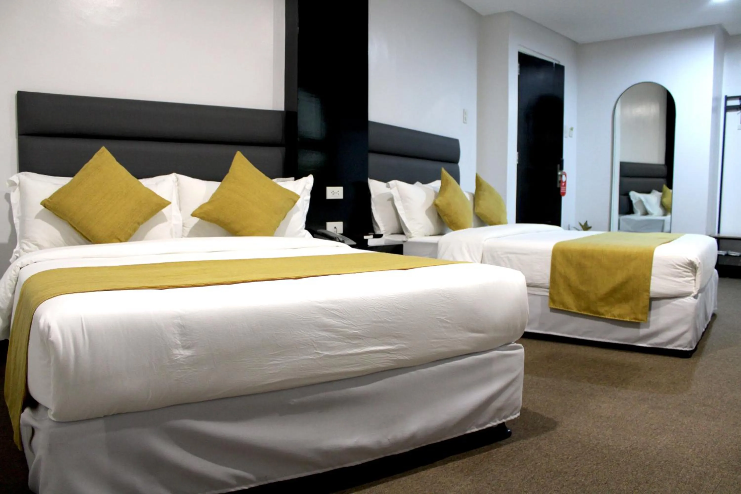 Photo of the whole room, Bed in Dancenter Boss Hotel Near Clark International Airport
