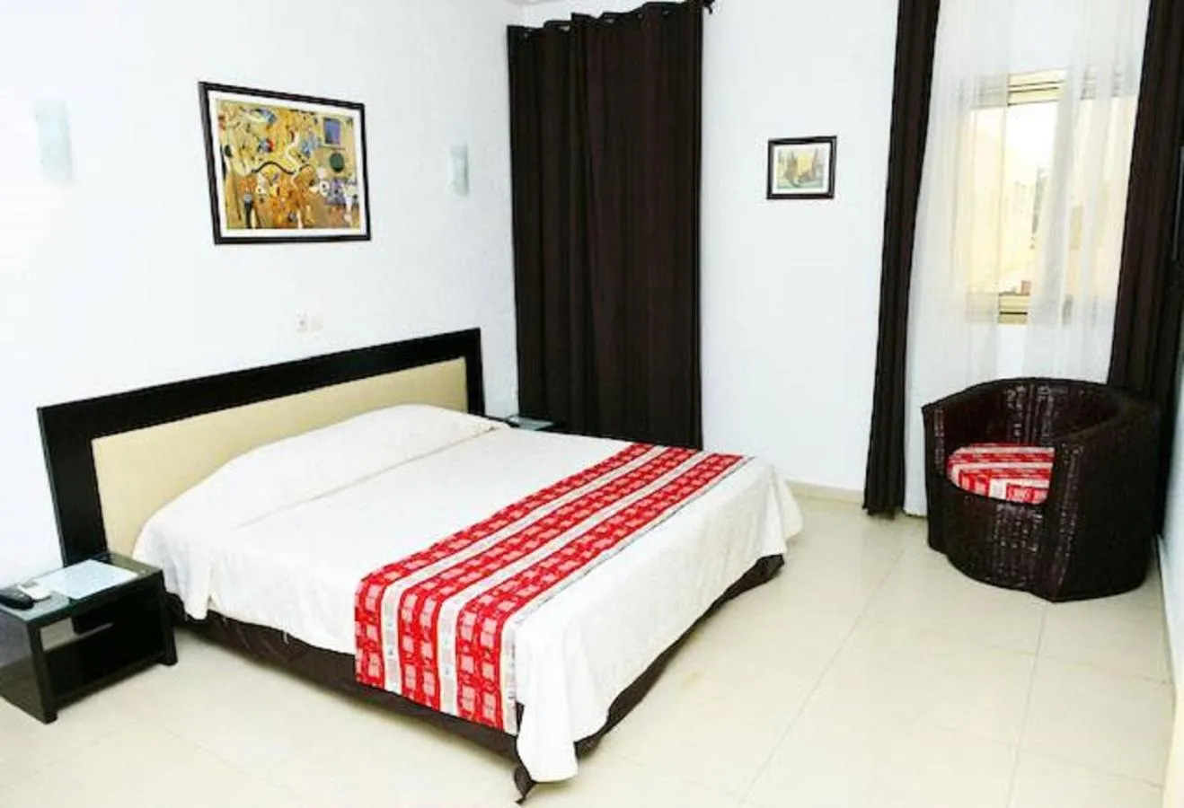 Bedroom, Bed in Hotel le Pelican