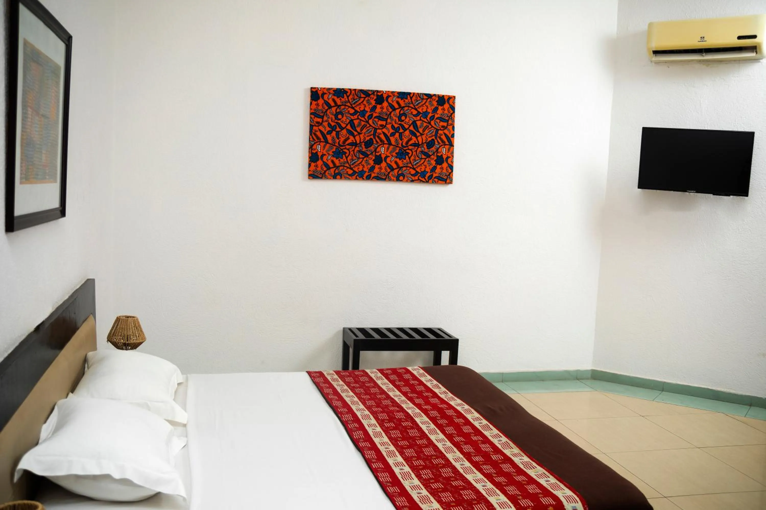 Bed in Hotel le Pelican