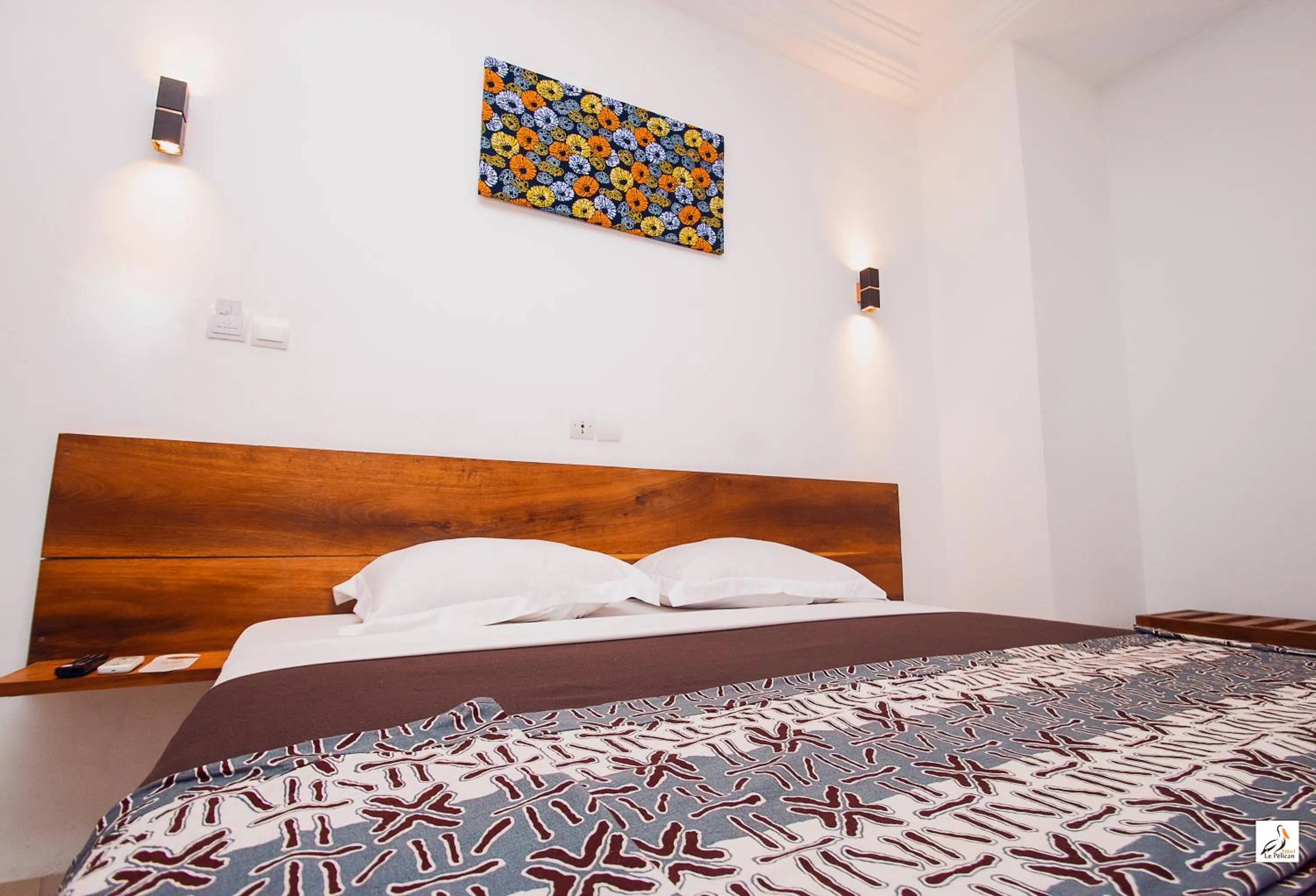 Bedroom, Bed in Hotel le Pelican