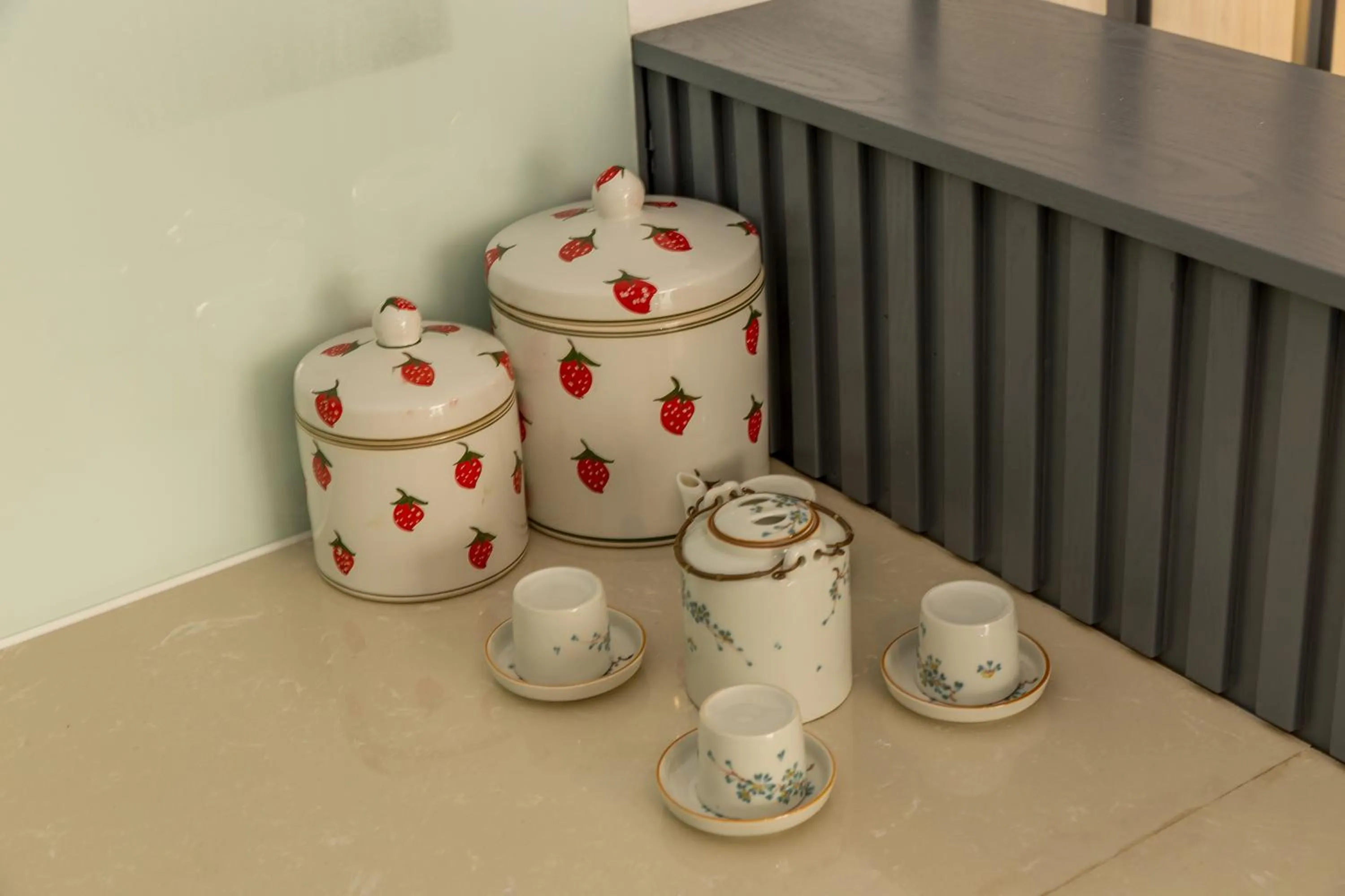 Kitchen or kitchenette in Le House Boutique Hotel - 100m to the beach