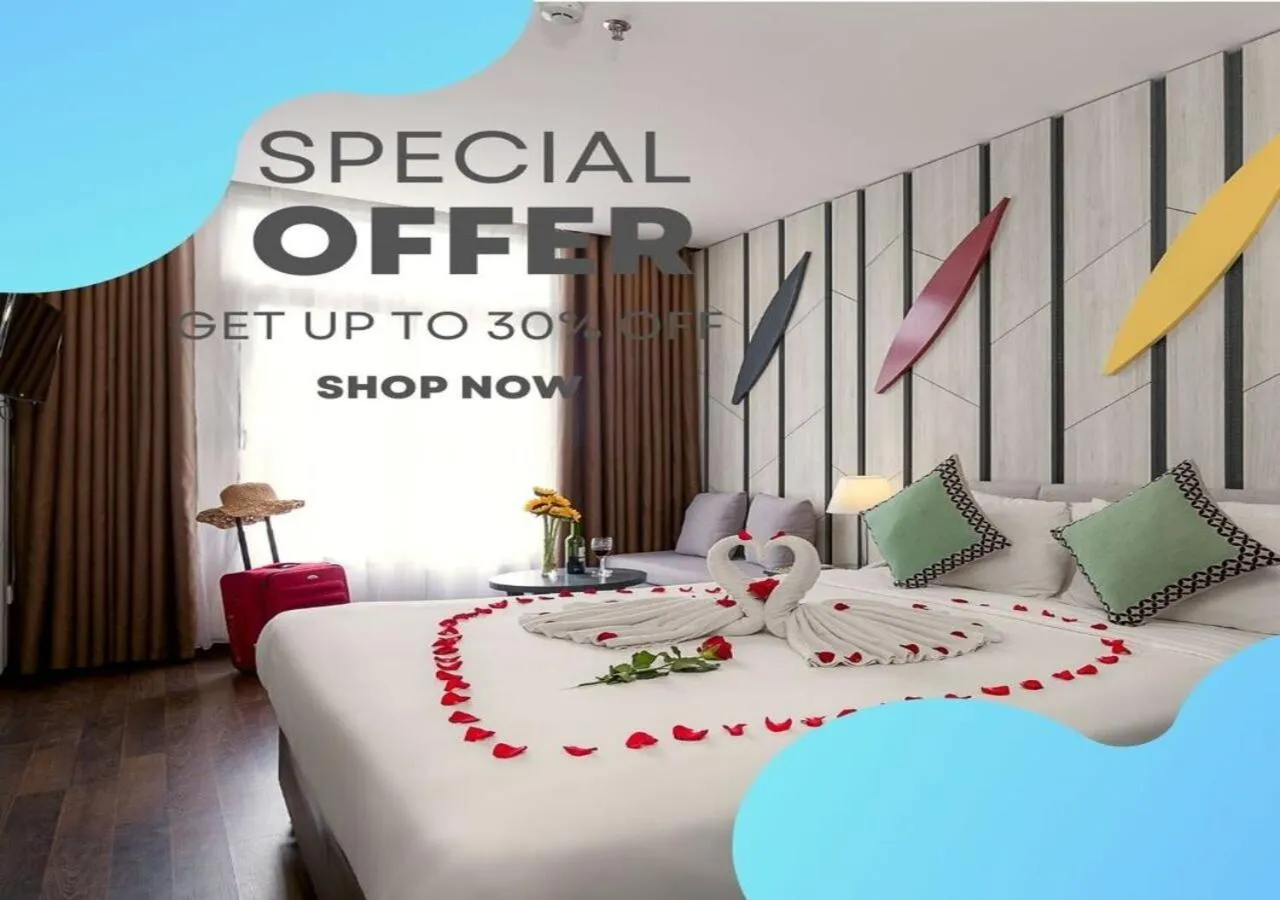 Bedroom in Le House Boutique Hotel - 100m to the beach