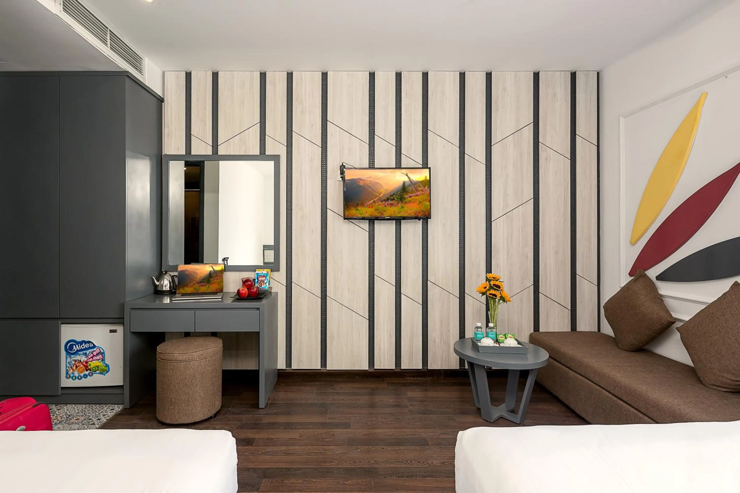 Seating area in Le House Boutique Hotel - 100m to the beach