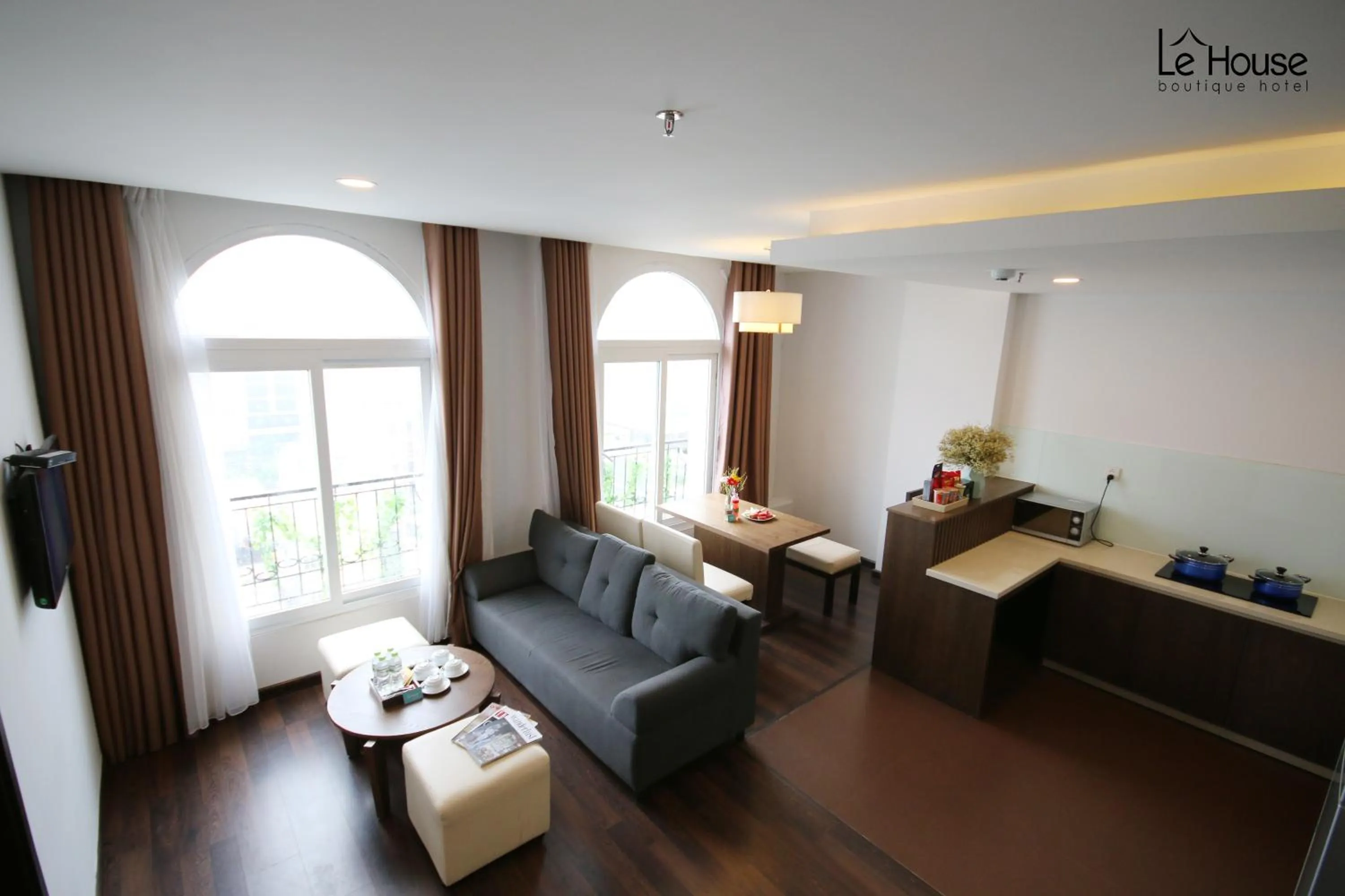 Living room in Le House Boutique Hotel - 100m to the beach