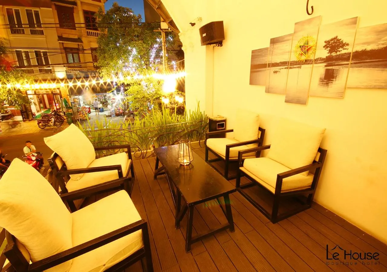 Patio in Le House Boutique Hotel - 100m to the beach