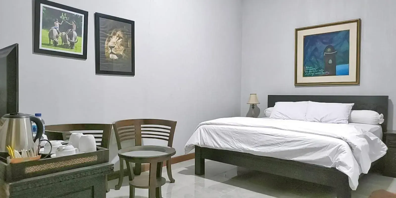 Bed in Omah Keniten Prambanan Bed in Omah Keniten Prambanan