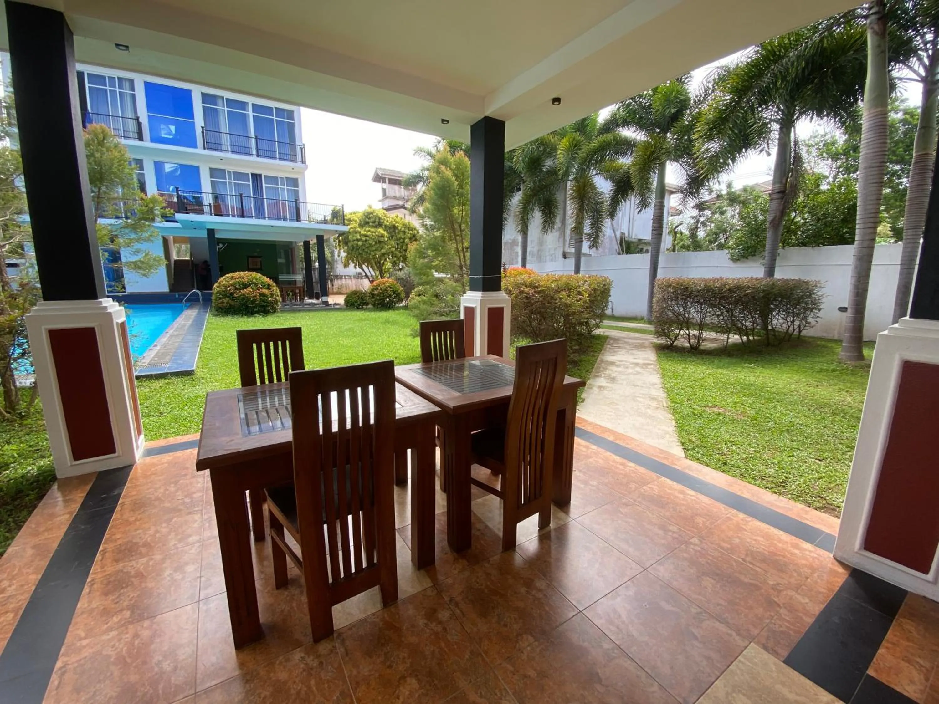 Garden view in Christima Residence