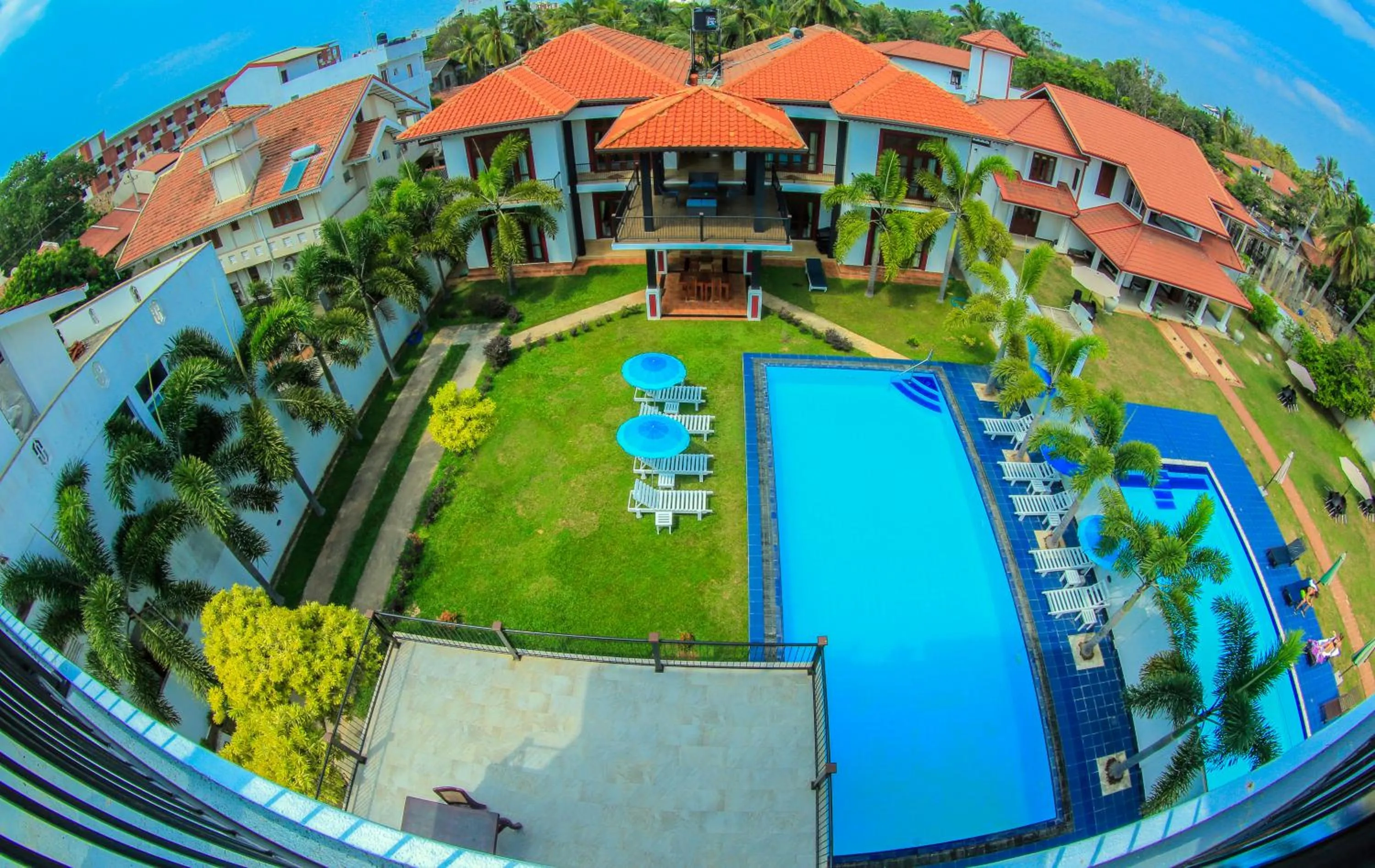 Bird's eye view in Christima Residence