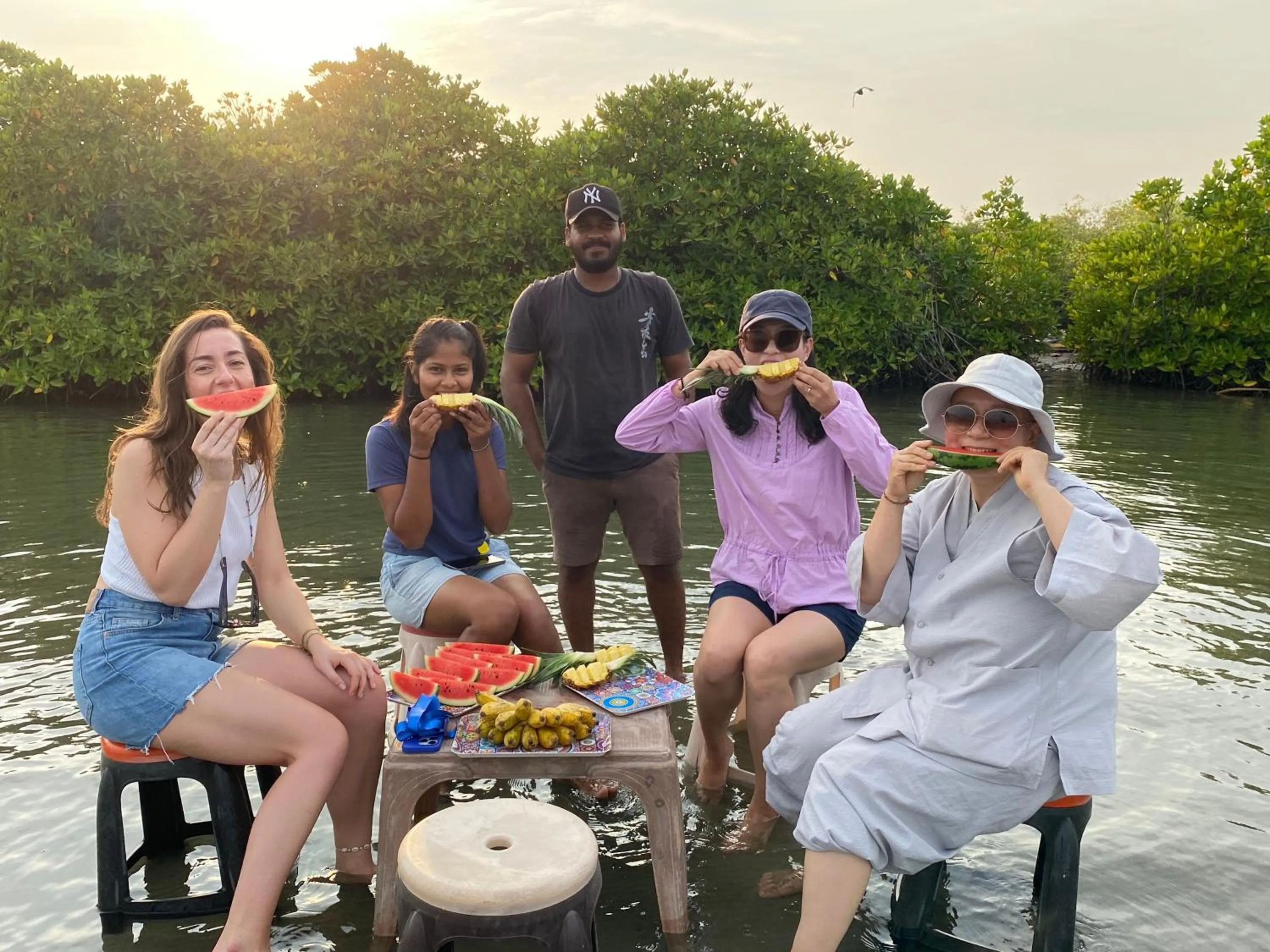 group of guests in Christima Residence