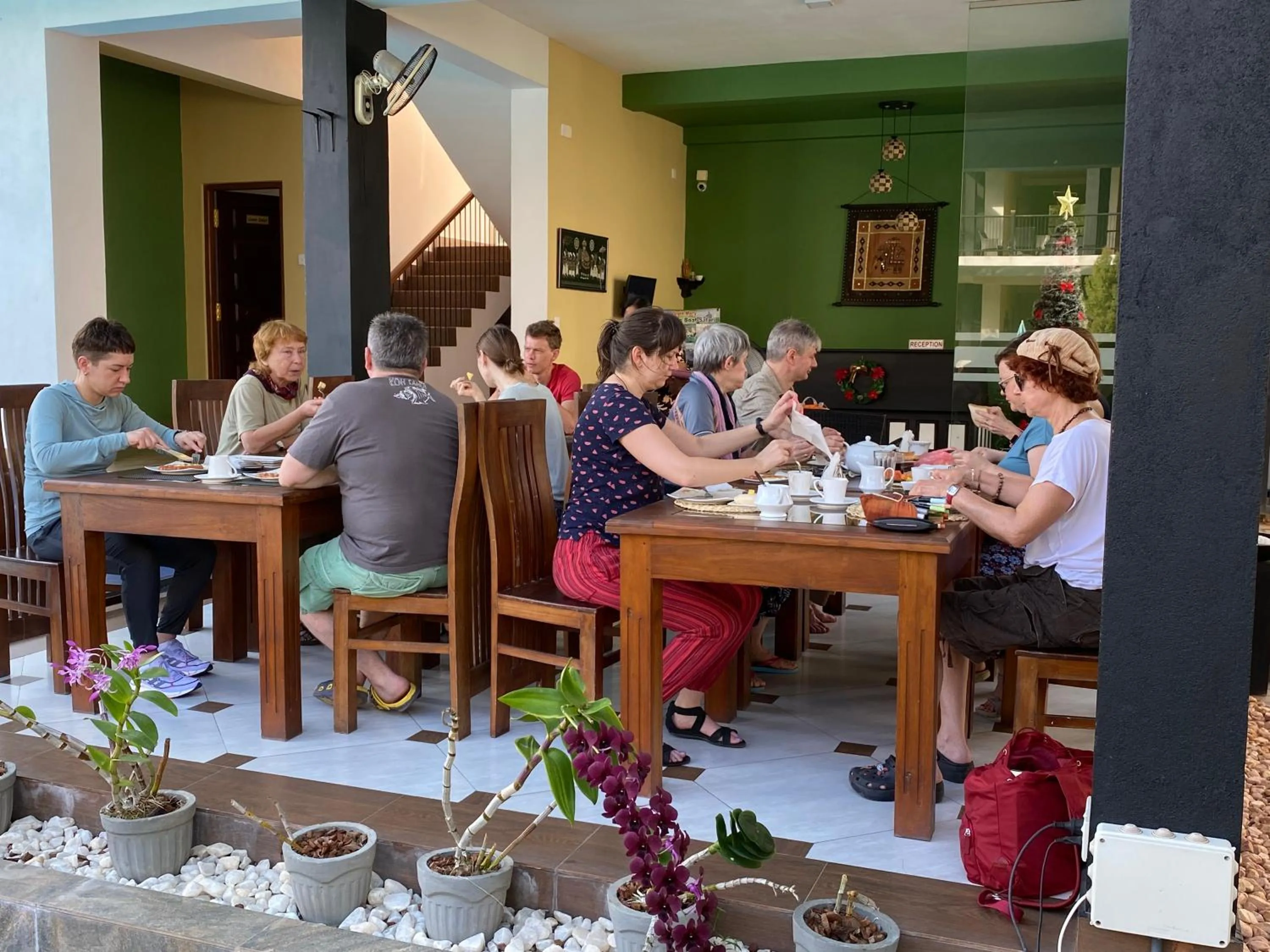 Guests in Christima Residence