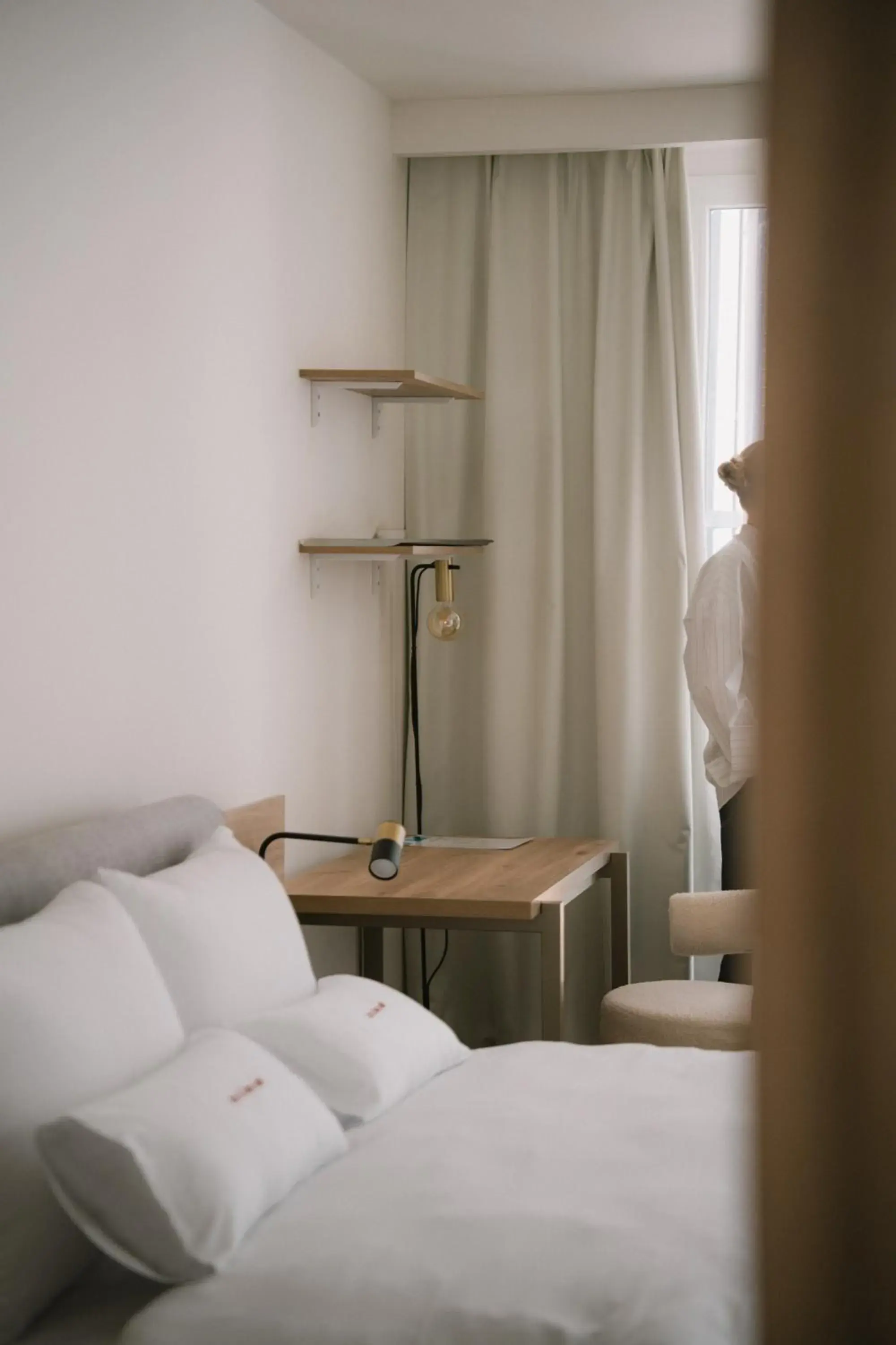 Bedroom, Bed in FortyPlusOne Hotel Vienna Bedroom, Bed in FortyPlusOne Hotel Vienna