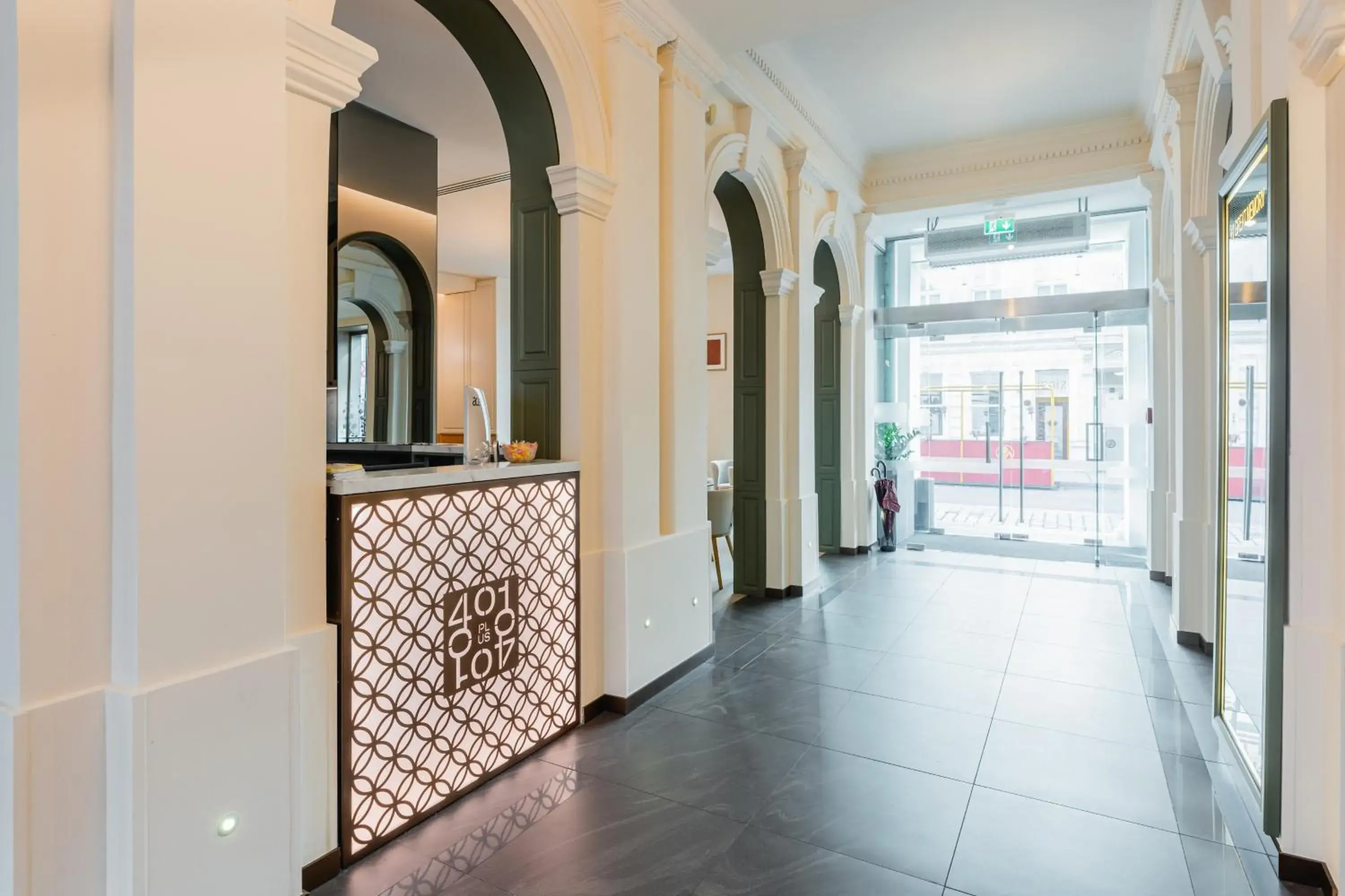 Lobby or reception in FortyPlusOne Hotel Vienna Lobby or reception in FortyPlusOne Hotel Vienna