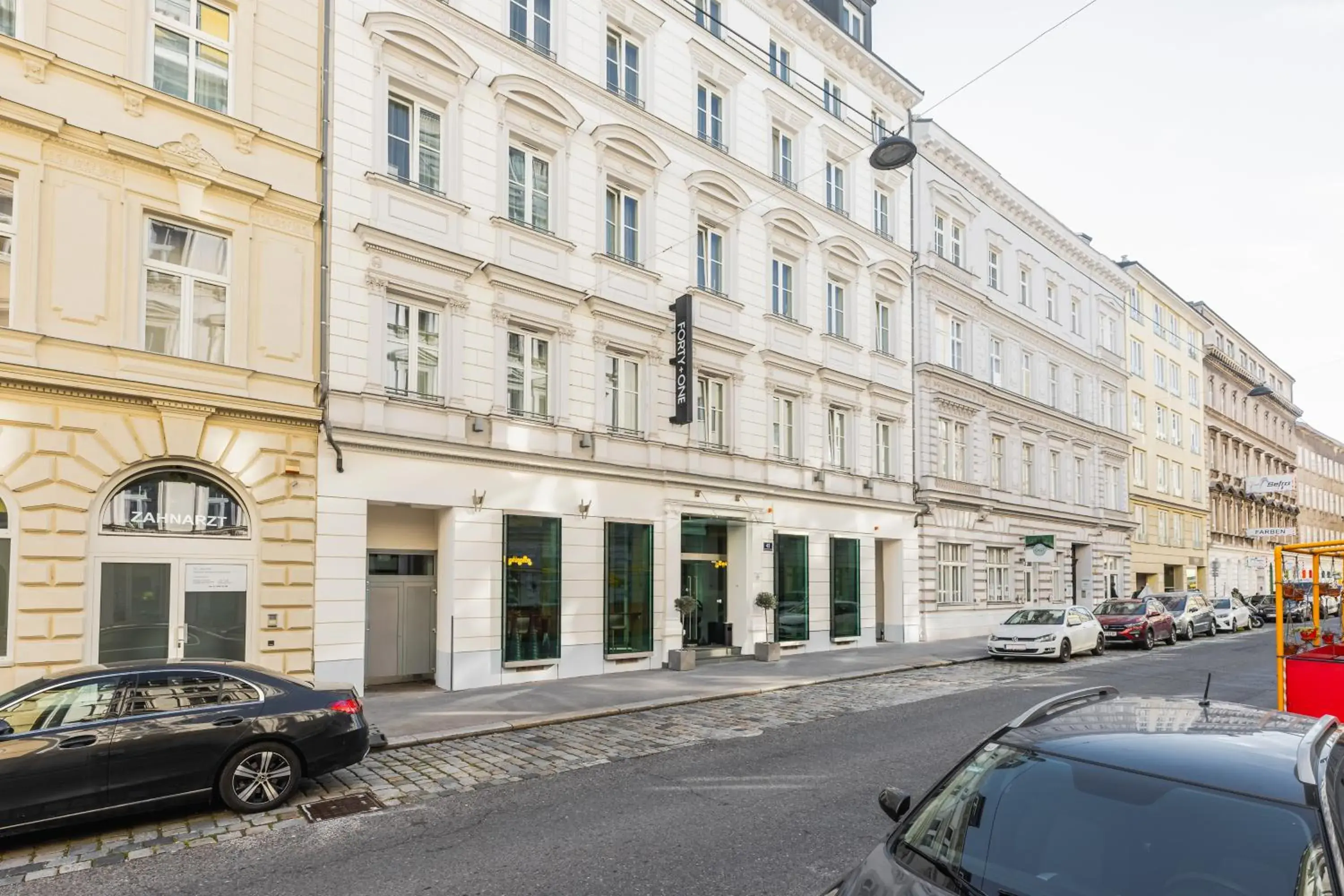 Facade/entrance in FortyPlusOne Hotel Vienna Facade/entrance in FortyPlusOne Hotel Vienna