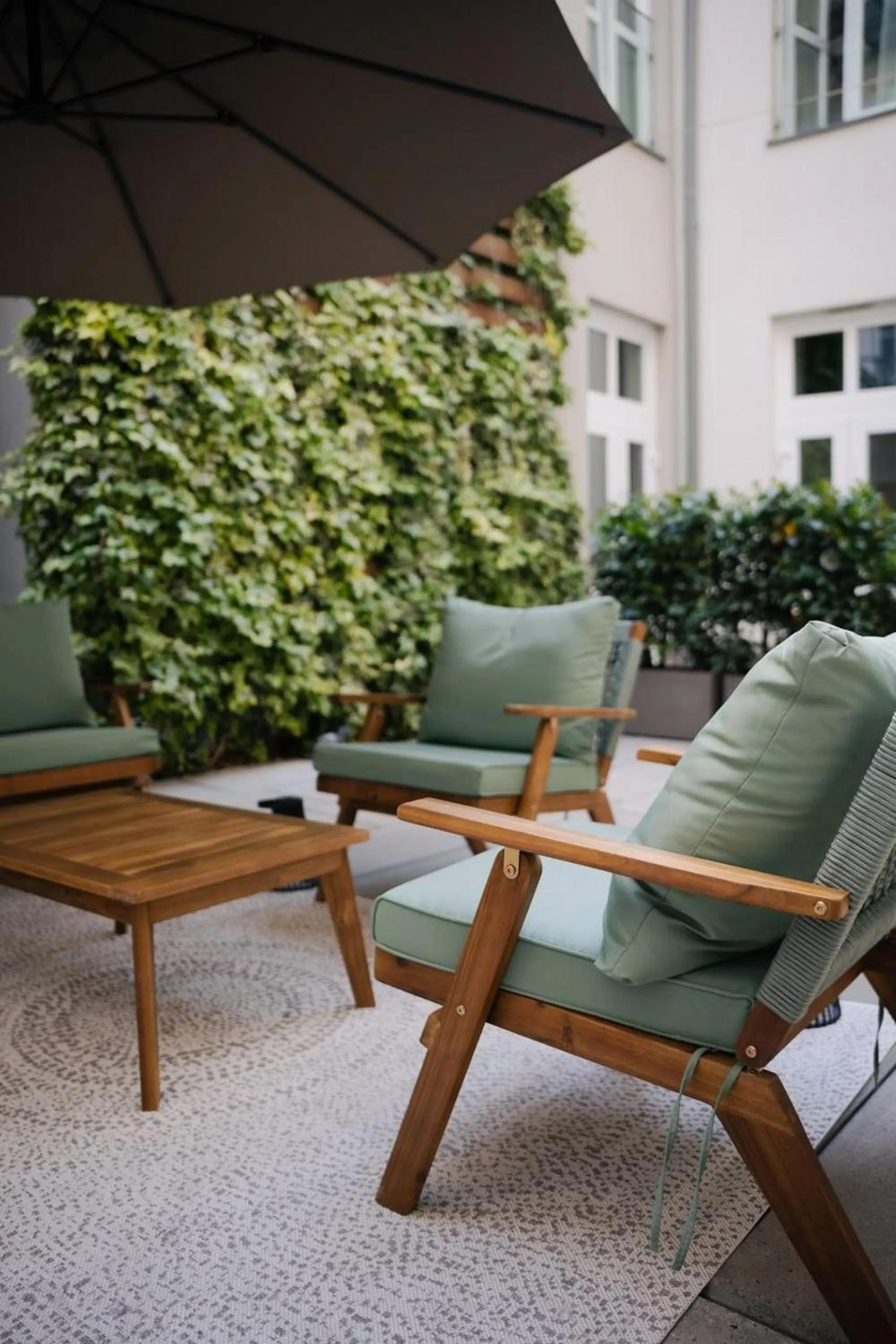 Garden in FortyPlusOne Hotel Vienna