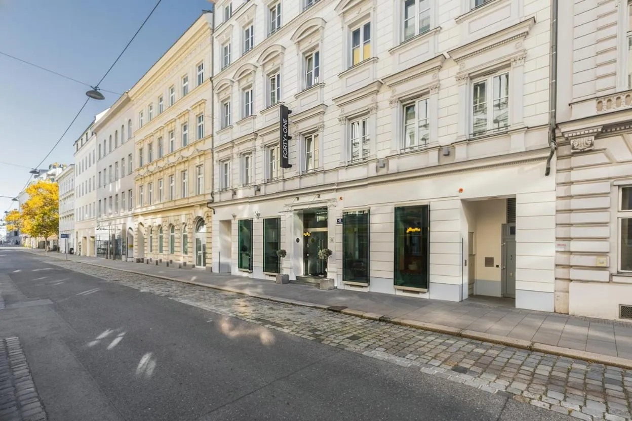 Property building in FortyPlusOne Hotel Vienna