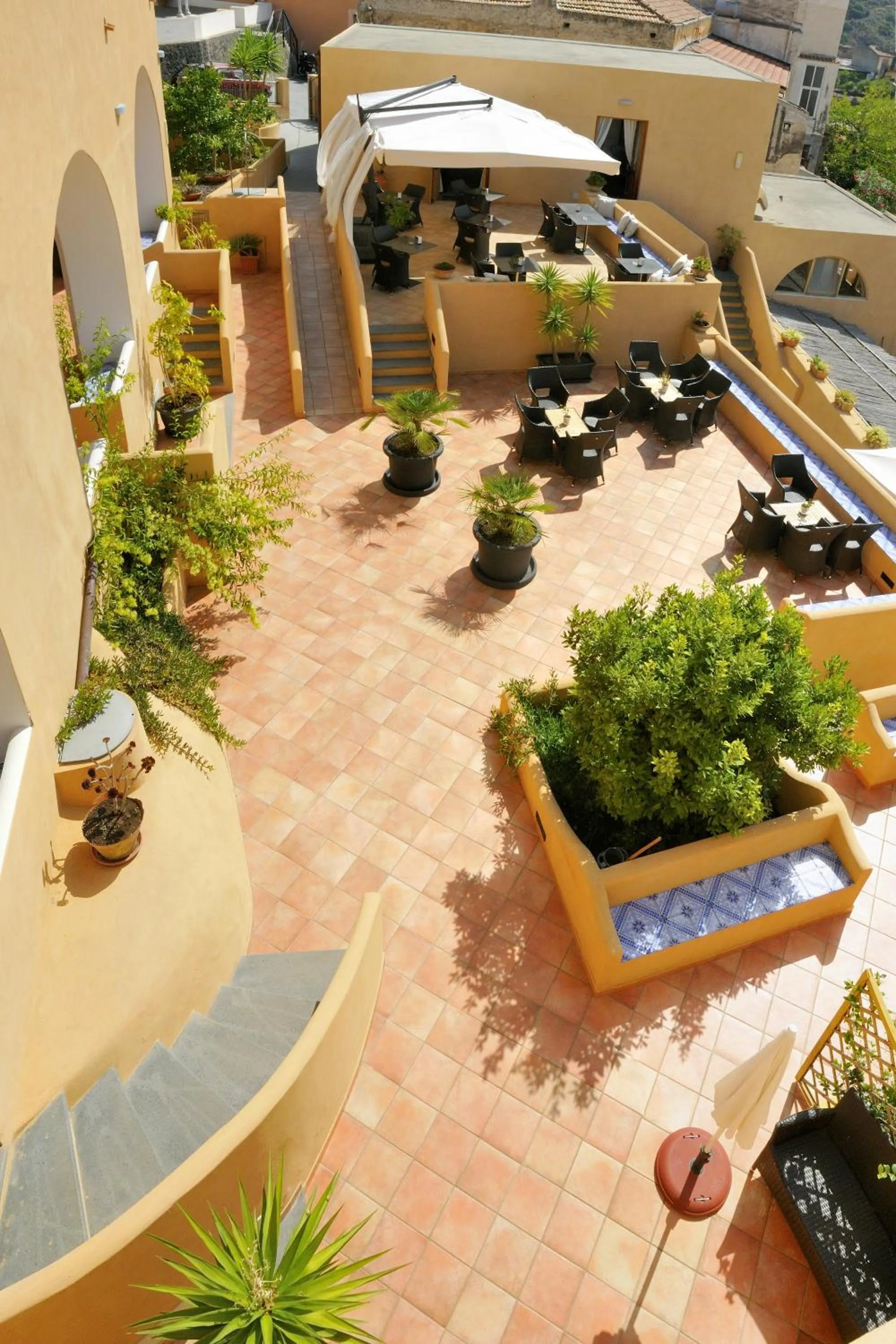 Patio in Solemar Hotel