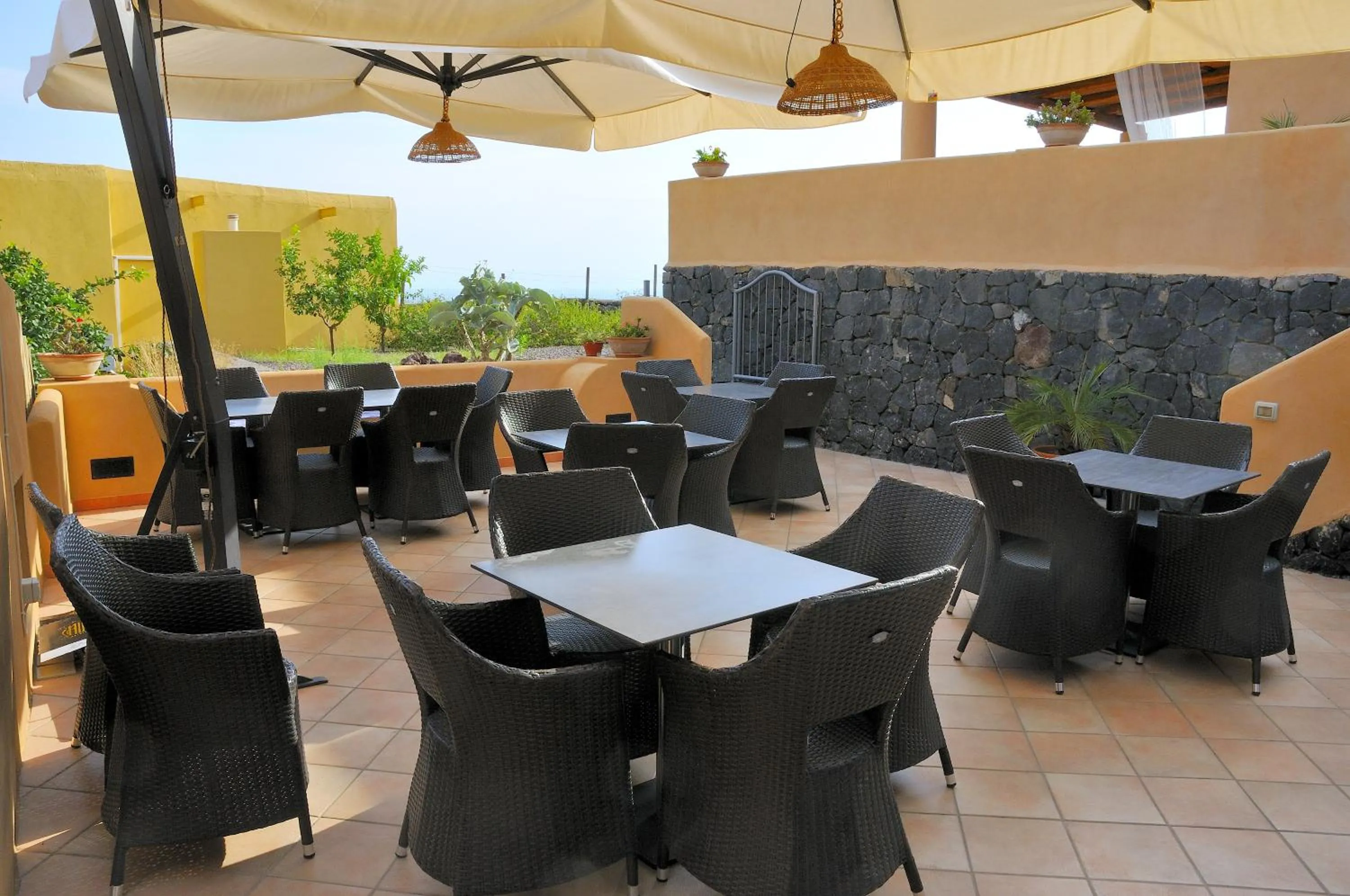 Patio in Solemar Hotel