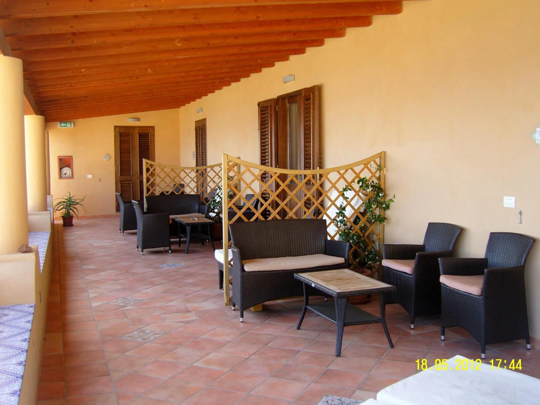 Patio in Solemar Hotel