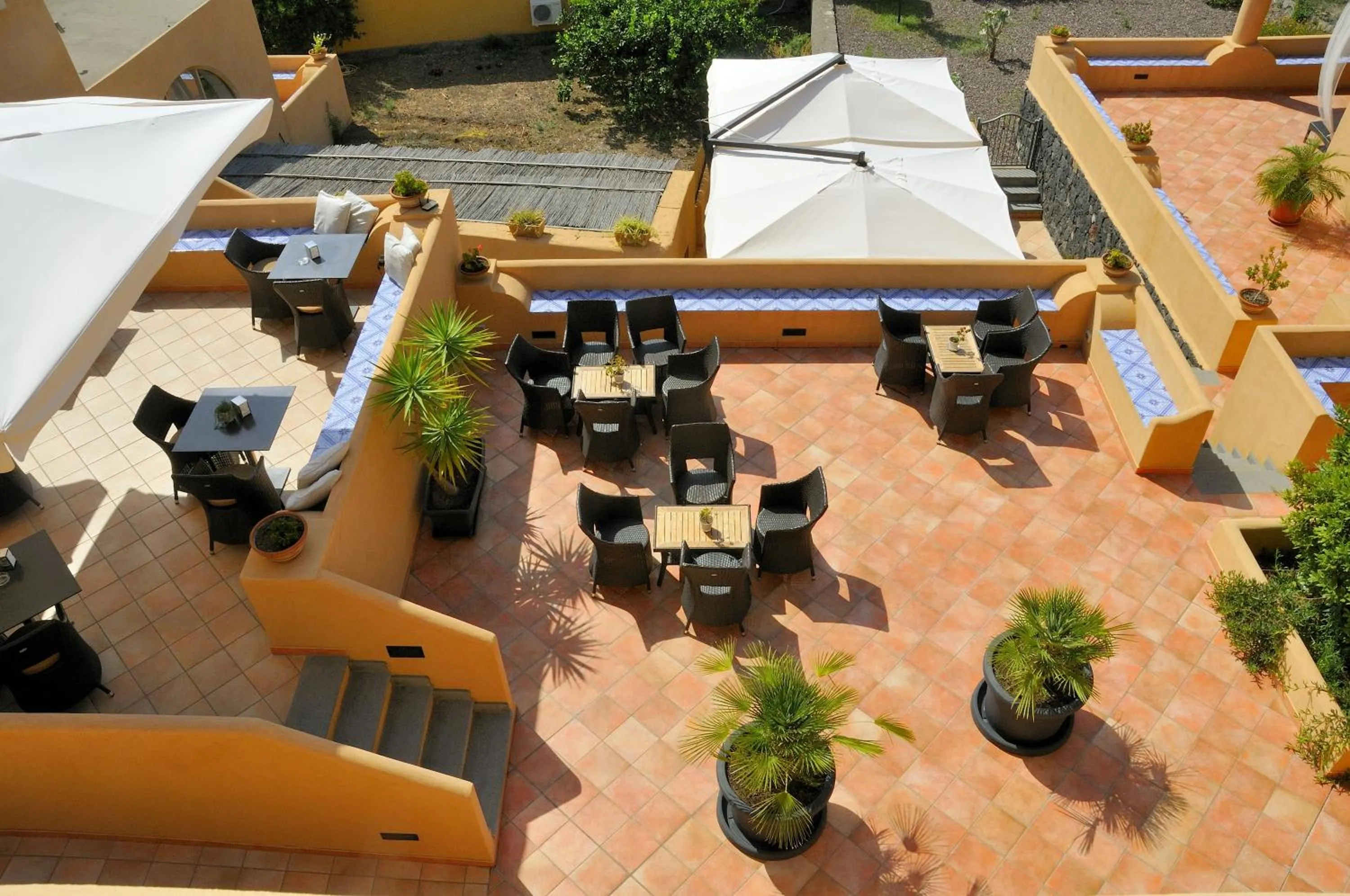 Patio in Solemar Hotel