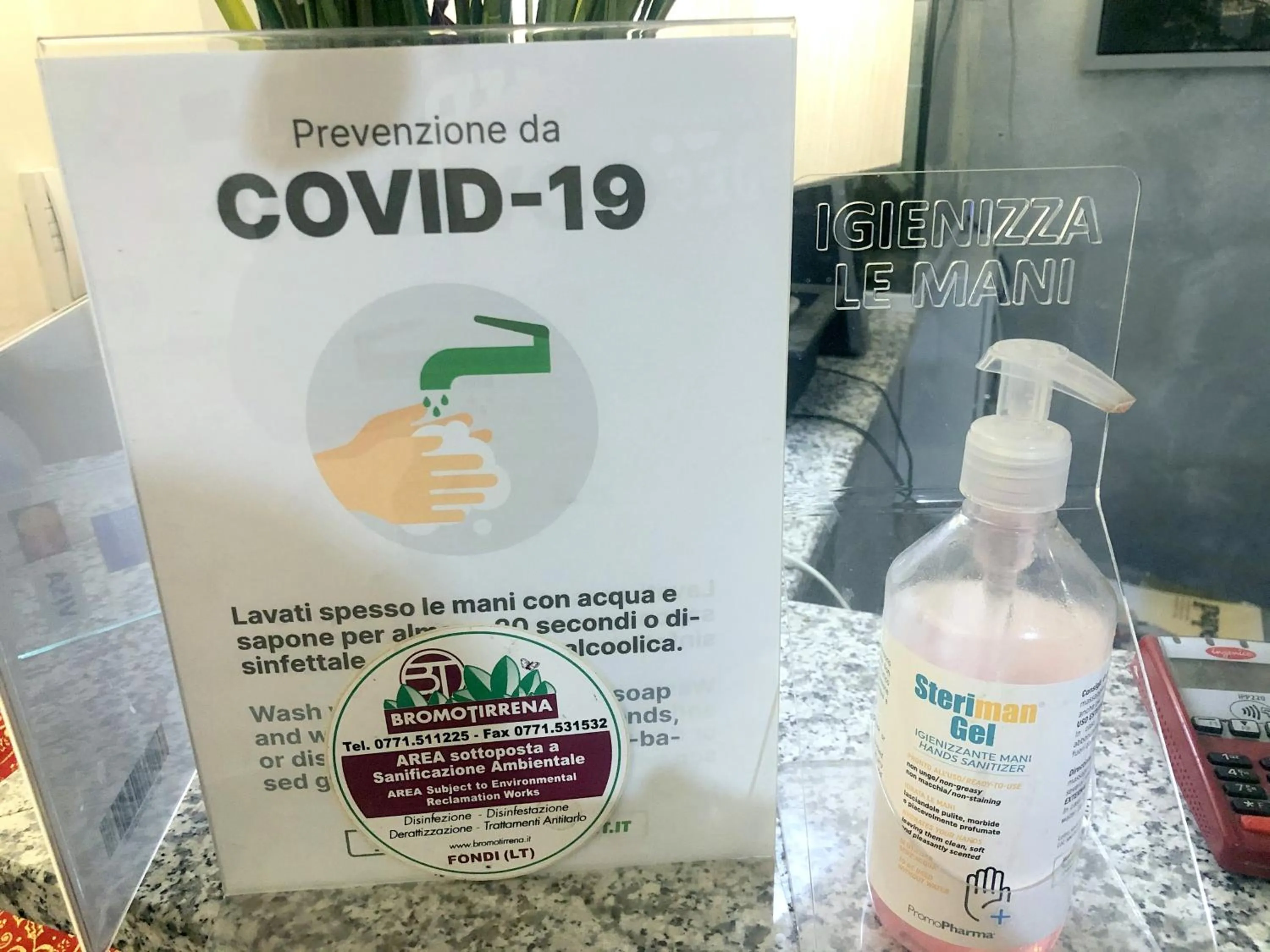 Lobby or reception in Il Giardino Di Adriana